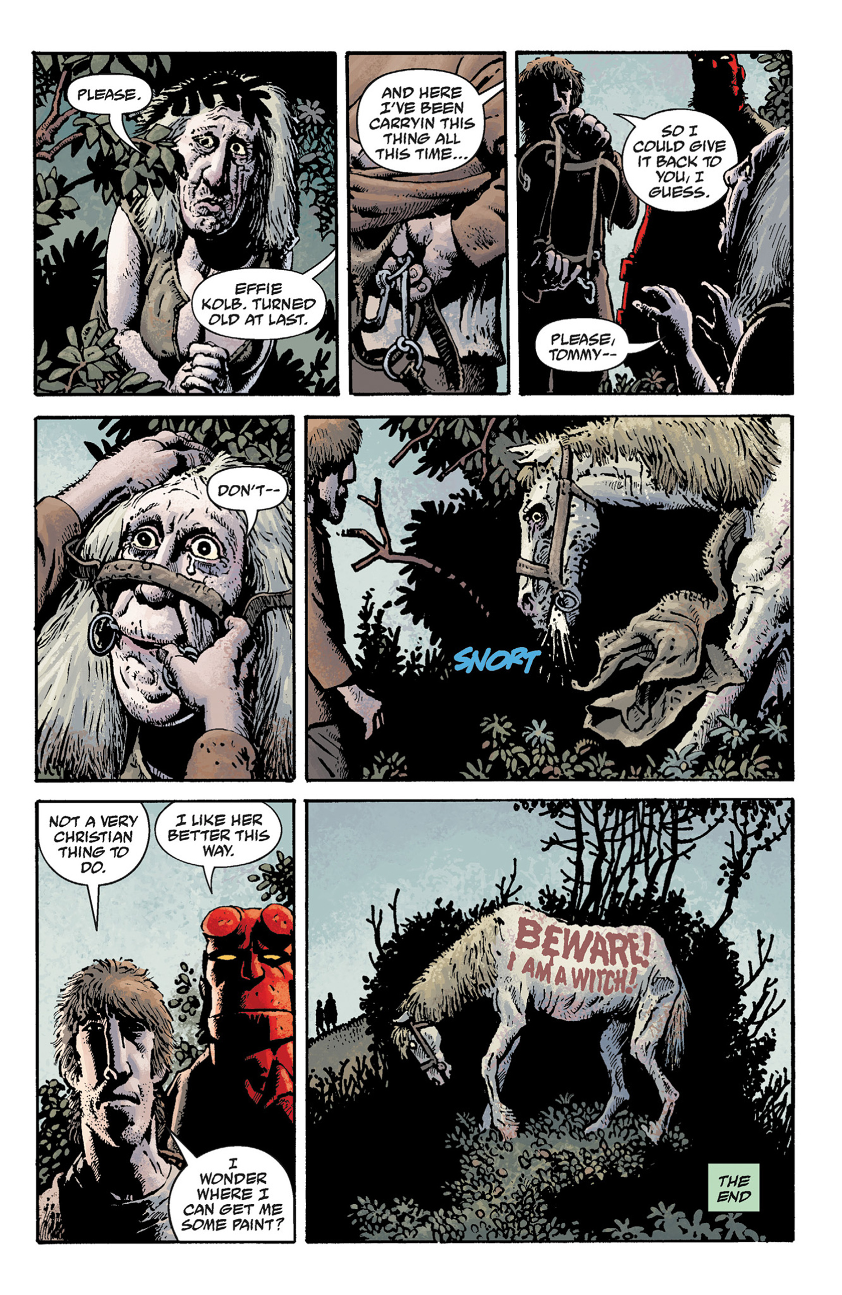 Read online Hellboy: The Crooked Man and Others comic -  Issue # TPB - 81