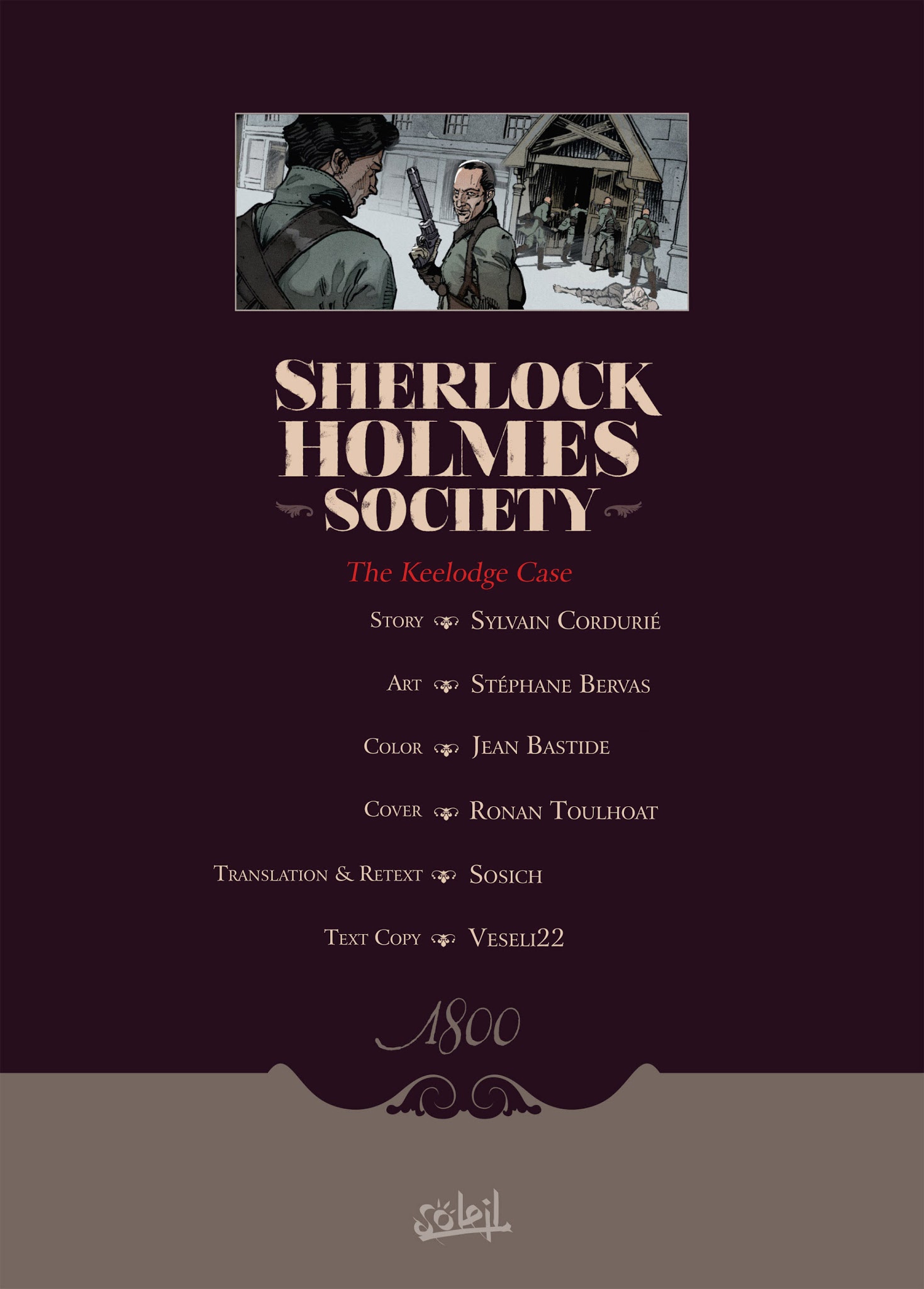 Read online Sherlock Holmes Society comic -  Issue #1 - 2