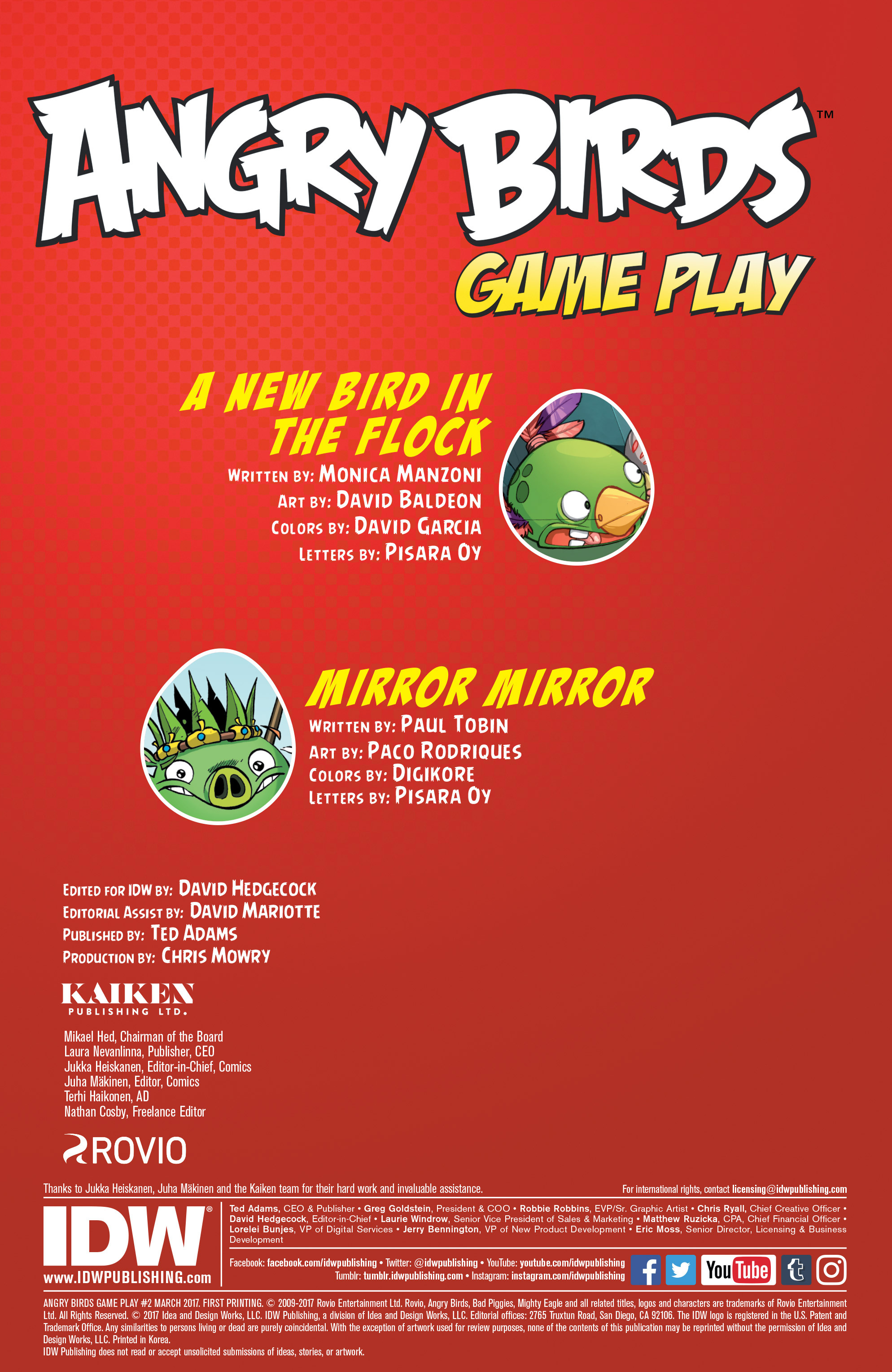 Read online Angry Birds Comics: Game Play comic -  Issue #2 - 2