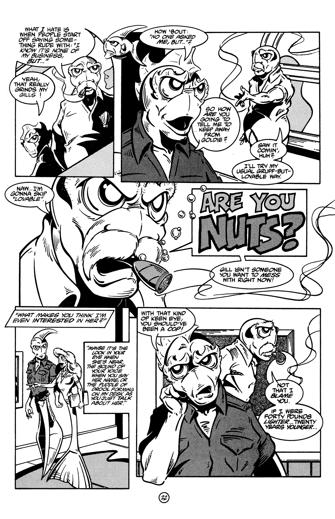 Read online The Fish Police comic -  Issue #24 - 24