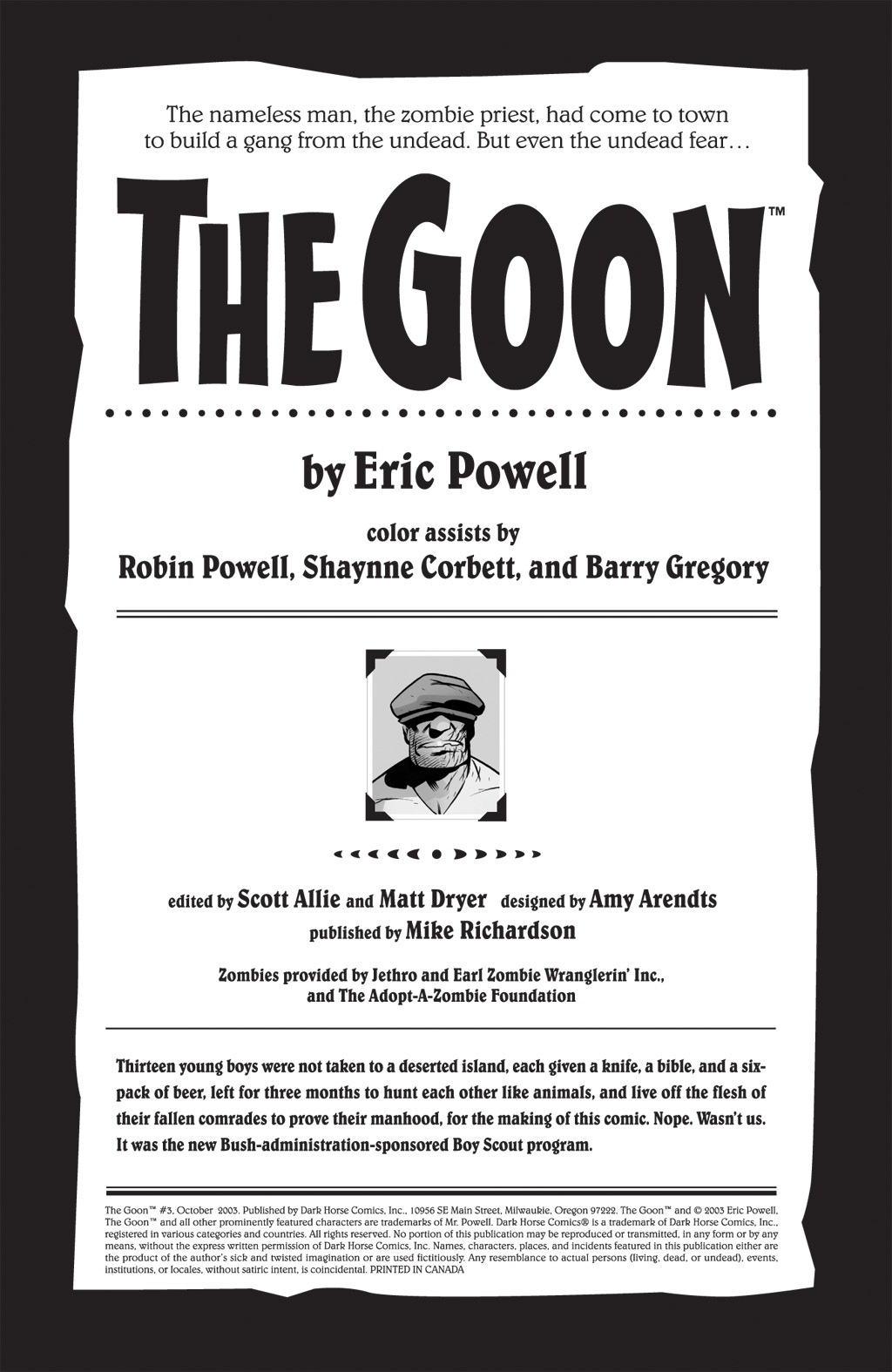 Read online The Goon (2003) comic -  Issue #3 - 2