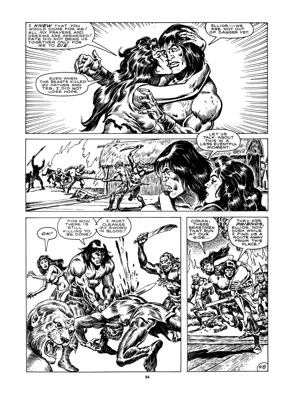 Read online The Savage Sword Of Conan comic -  Issue #151 - 51