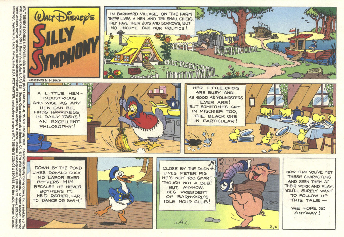 Read online Walt Disney's Comics and Stories comic -  Issue #580 - 2