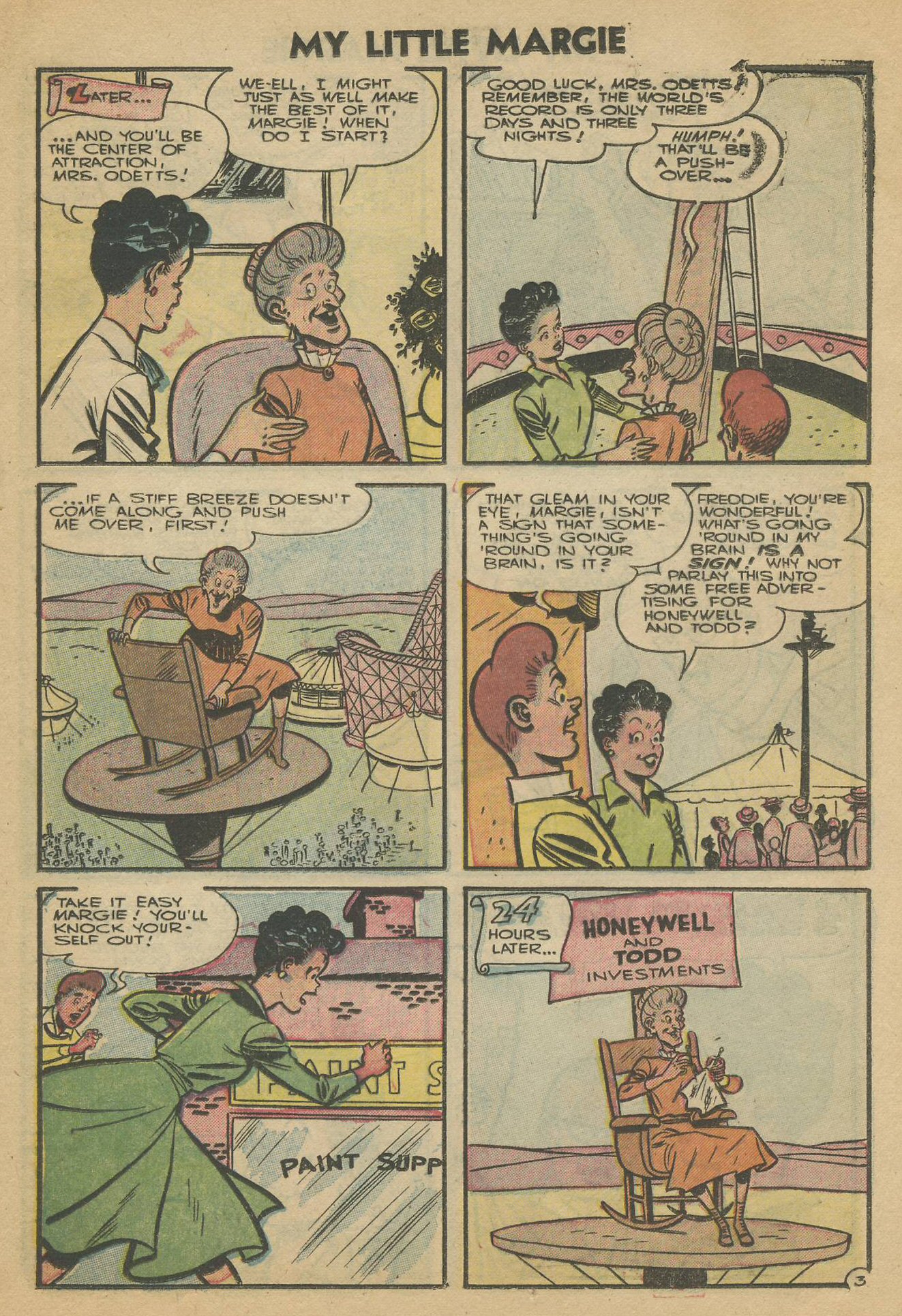 Read online My Little Margie (1954) comic -  Issue #12 - 21