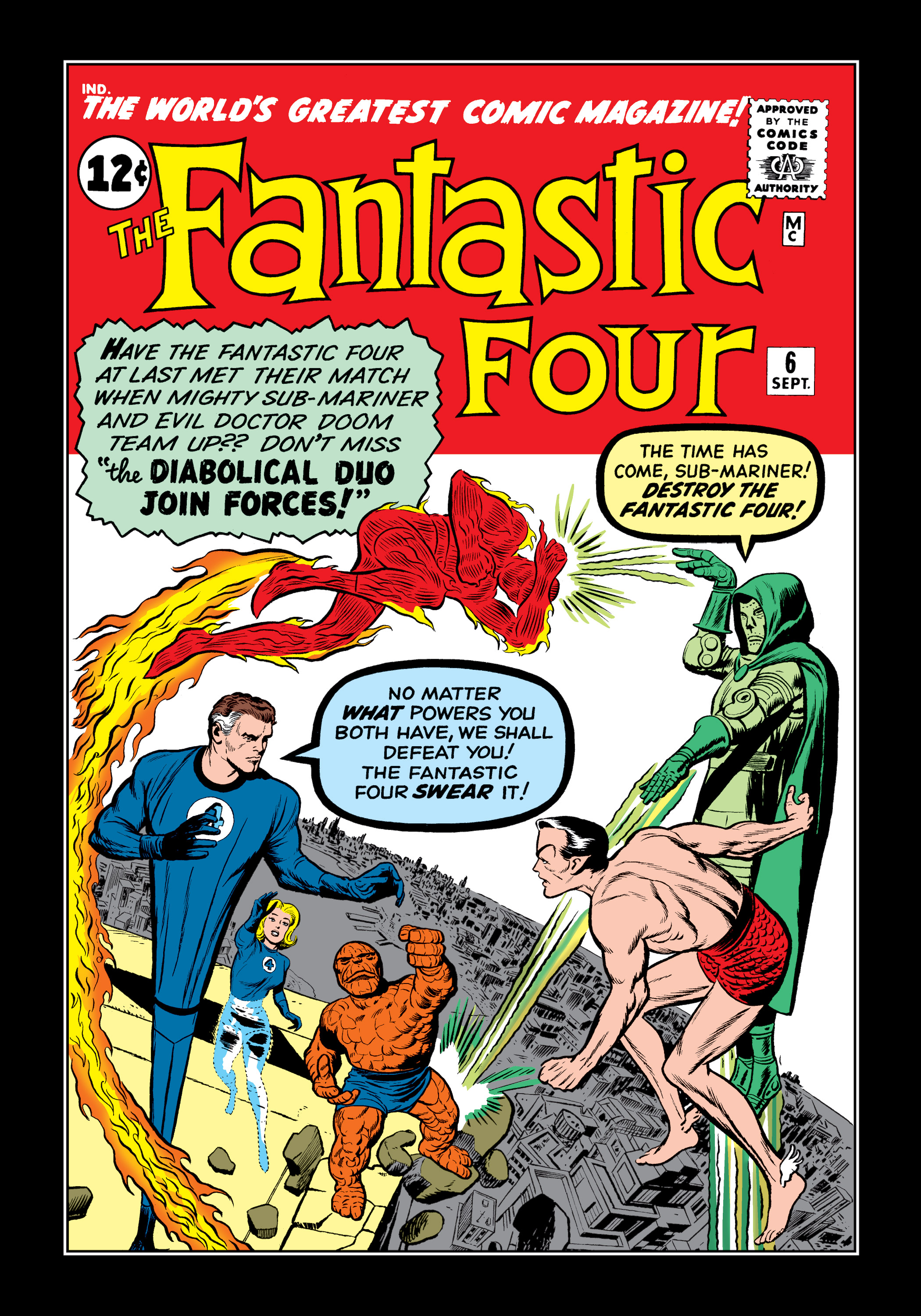 Read online Marvel Masterworks: The Fantastic Four comic -  Issue # TPB 1 (Part 2) - 32