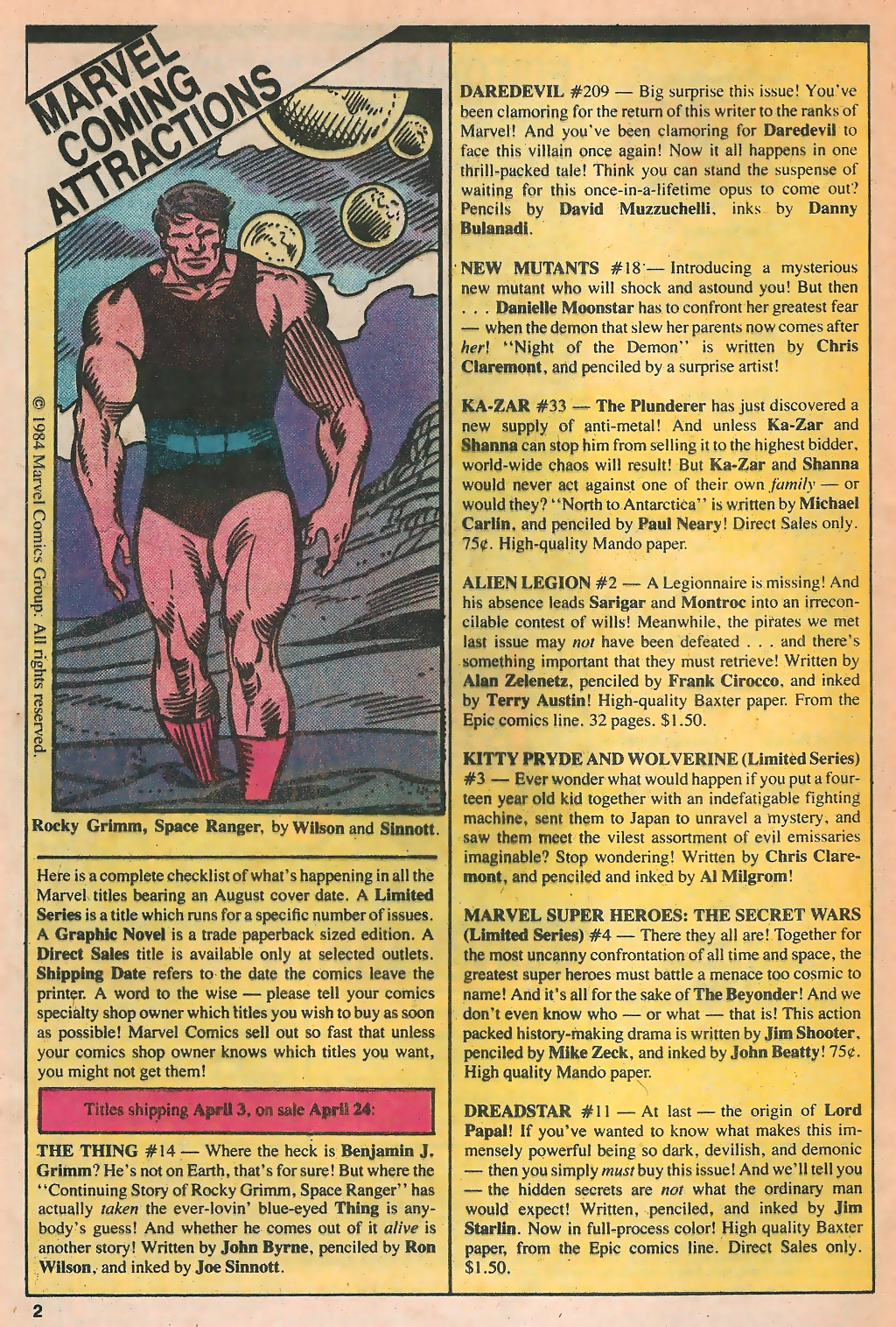 Marvel Age issue 14 - Page 4