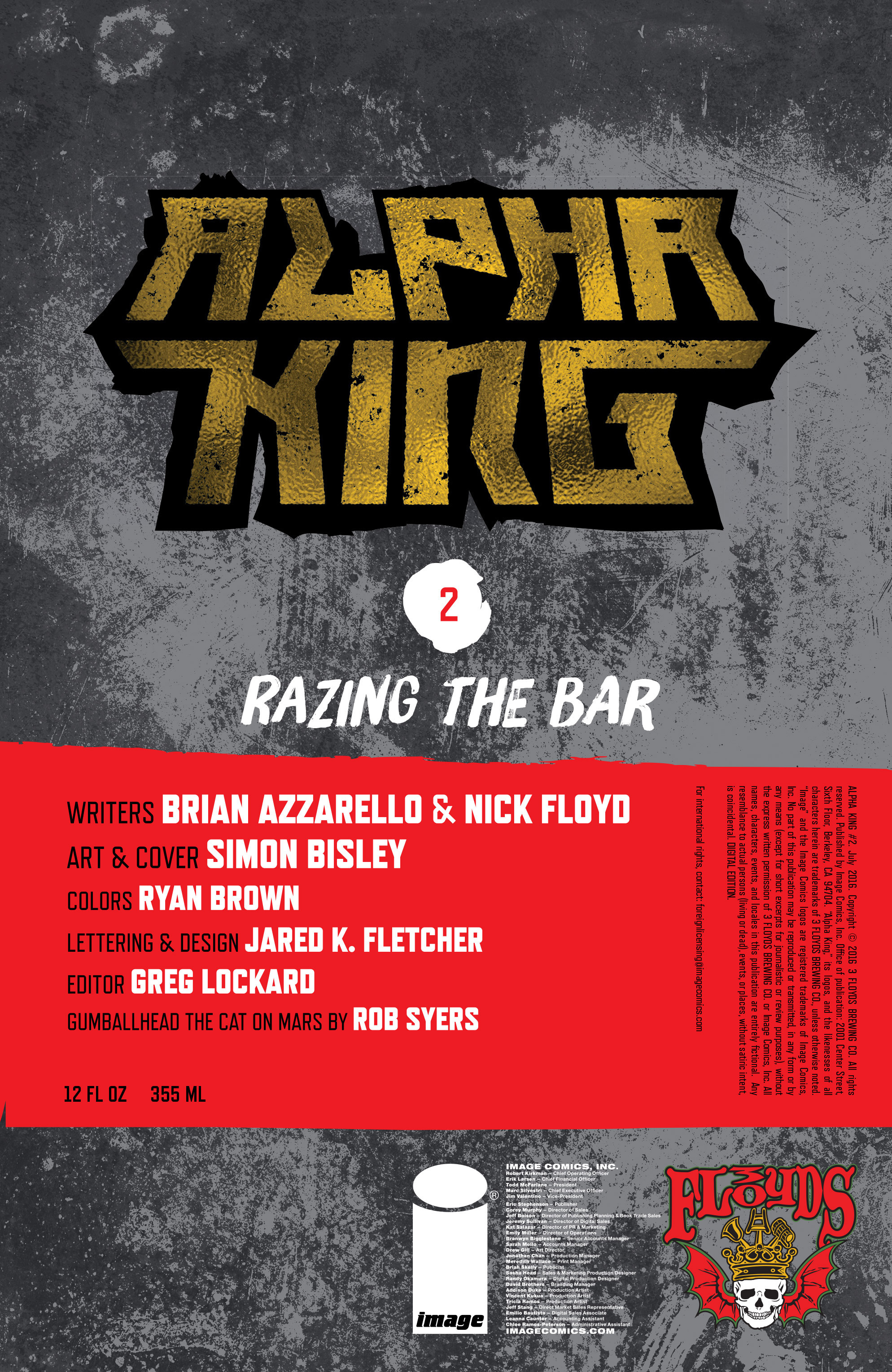 Read online 3 Floyds: Alpha King comic -  Issue #2 - 2