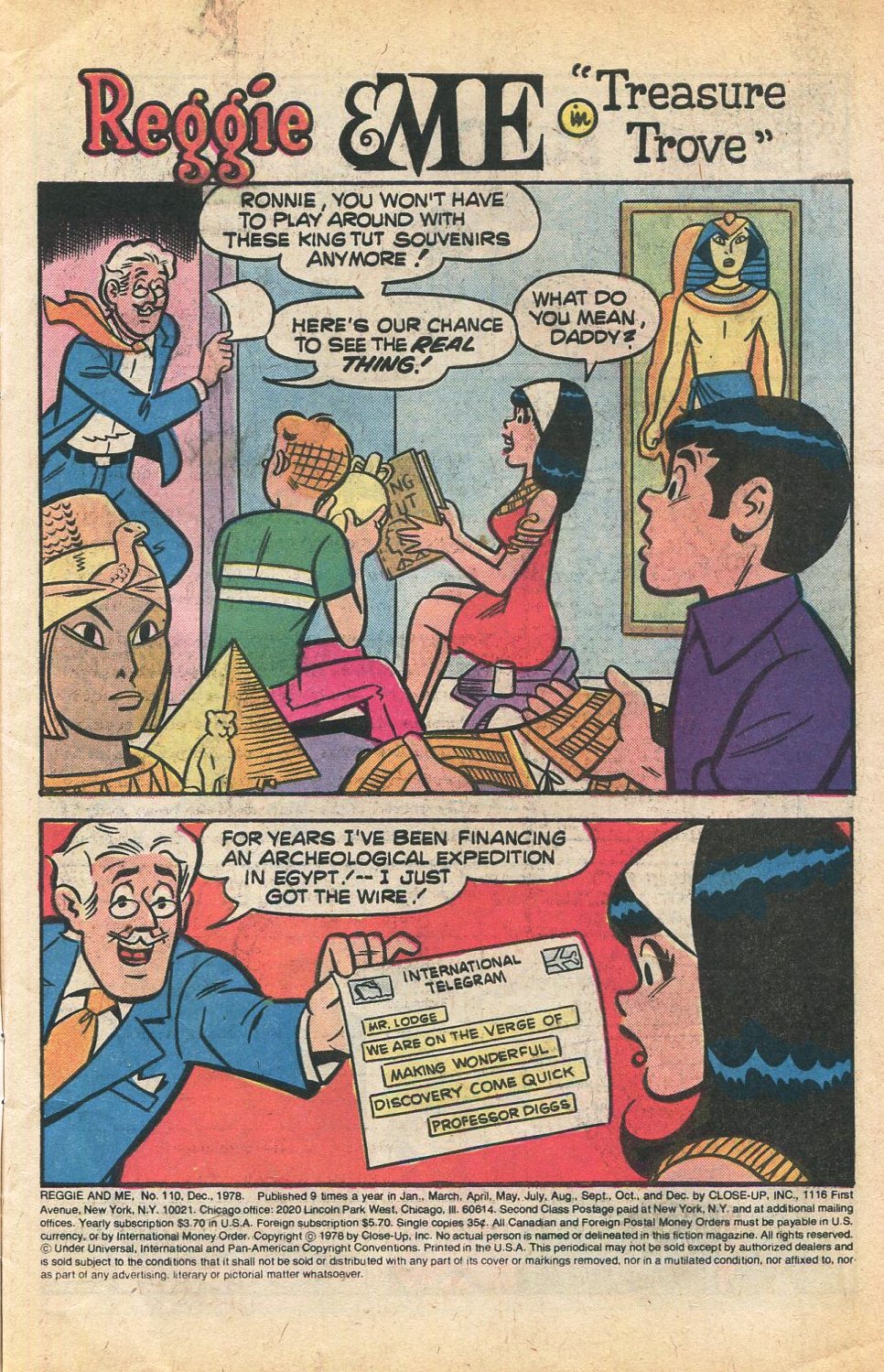 Read online Reggie and Me (1966) comic -  Issue #110 - 3