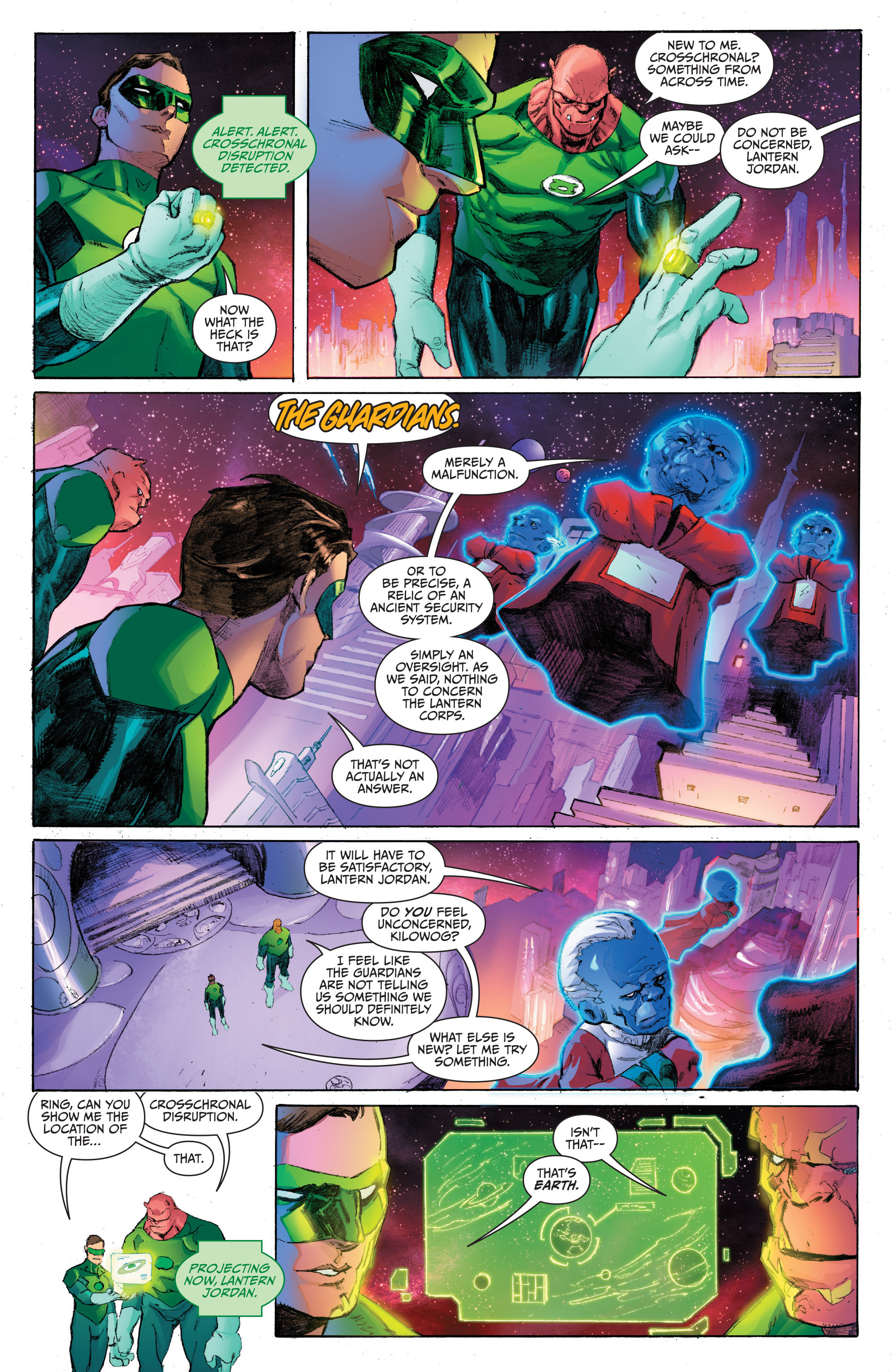 Read online Planet of the Apes/Green Lantern comic -  Issue #1 - 14