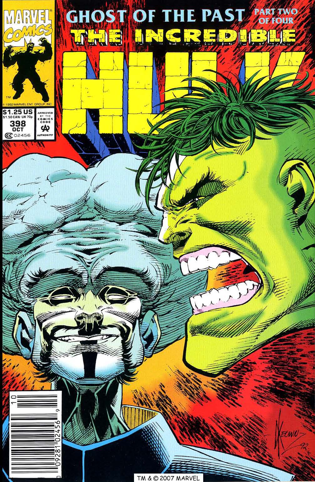 Read online The Incredible Hulk (1968) comic -  Issue #398 - 1