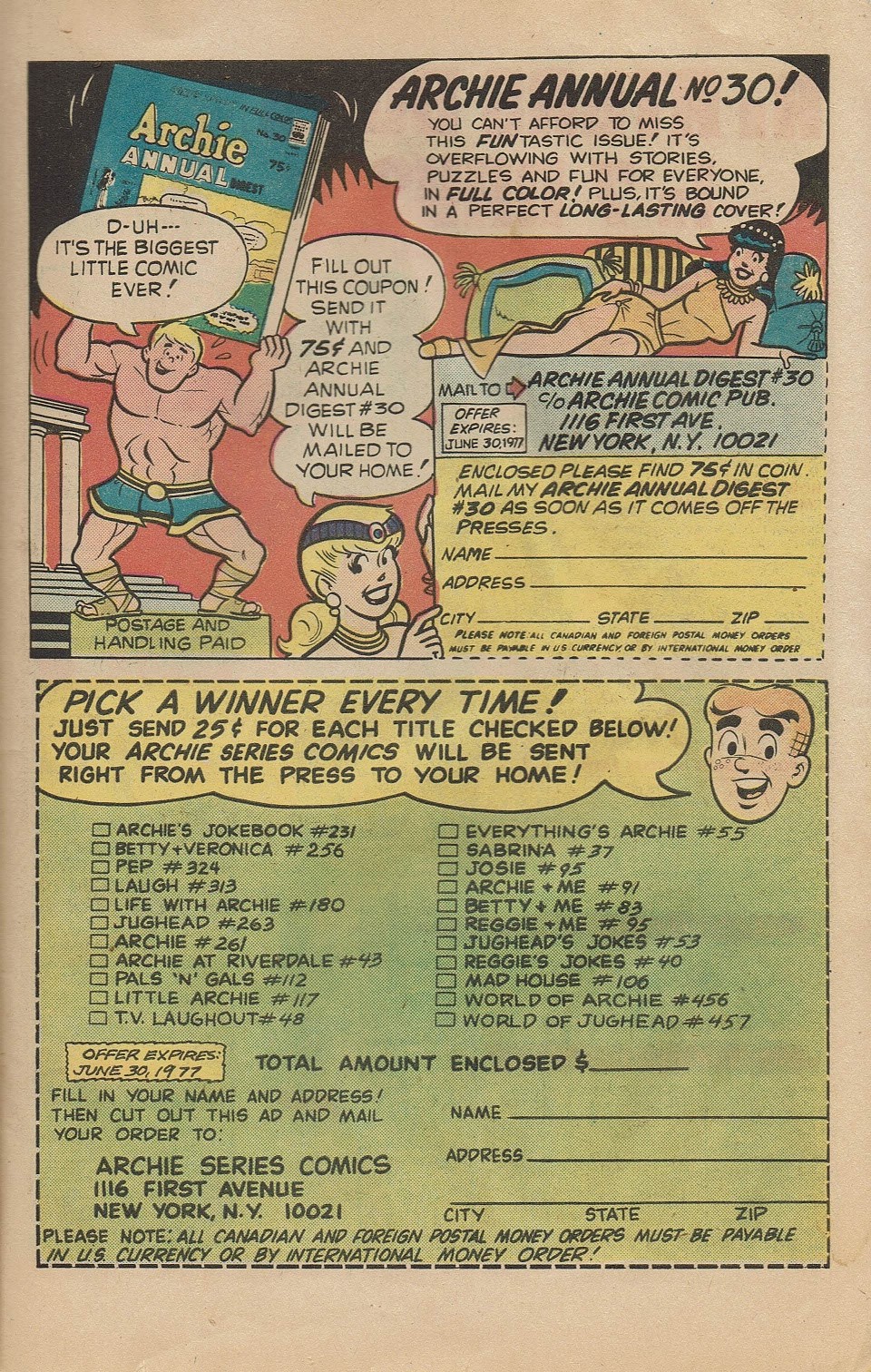 Read online Archie's TV Laugh-Out comic -  Issue #47 - 27