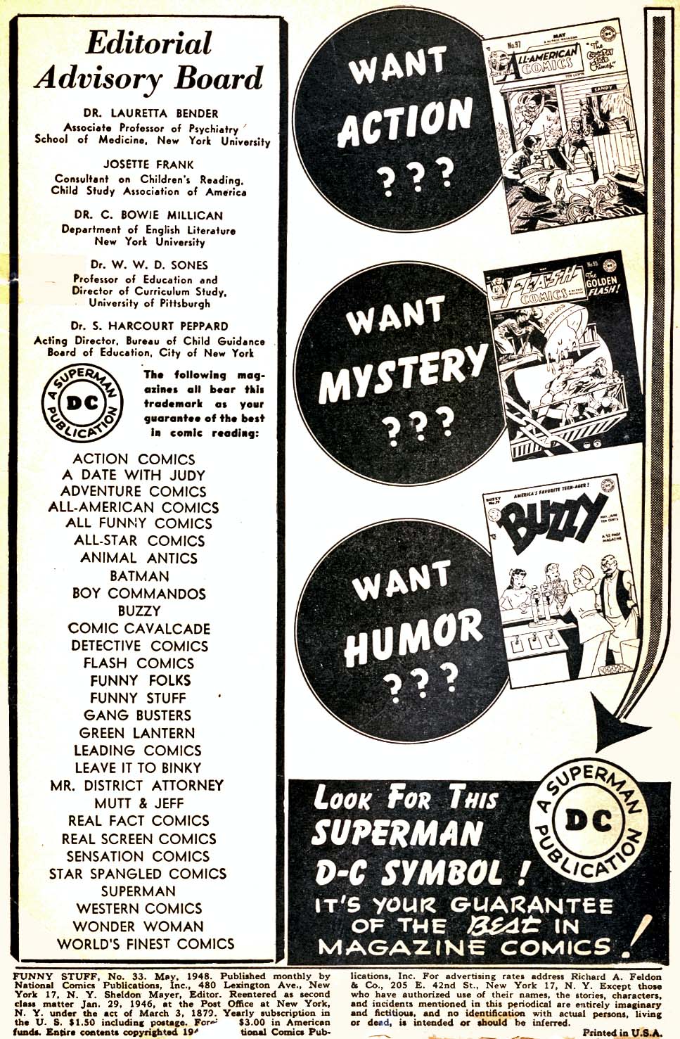 Read online Funny Stuff comic -  Issue #33 - 2