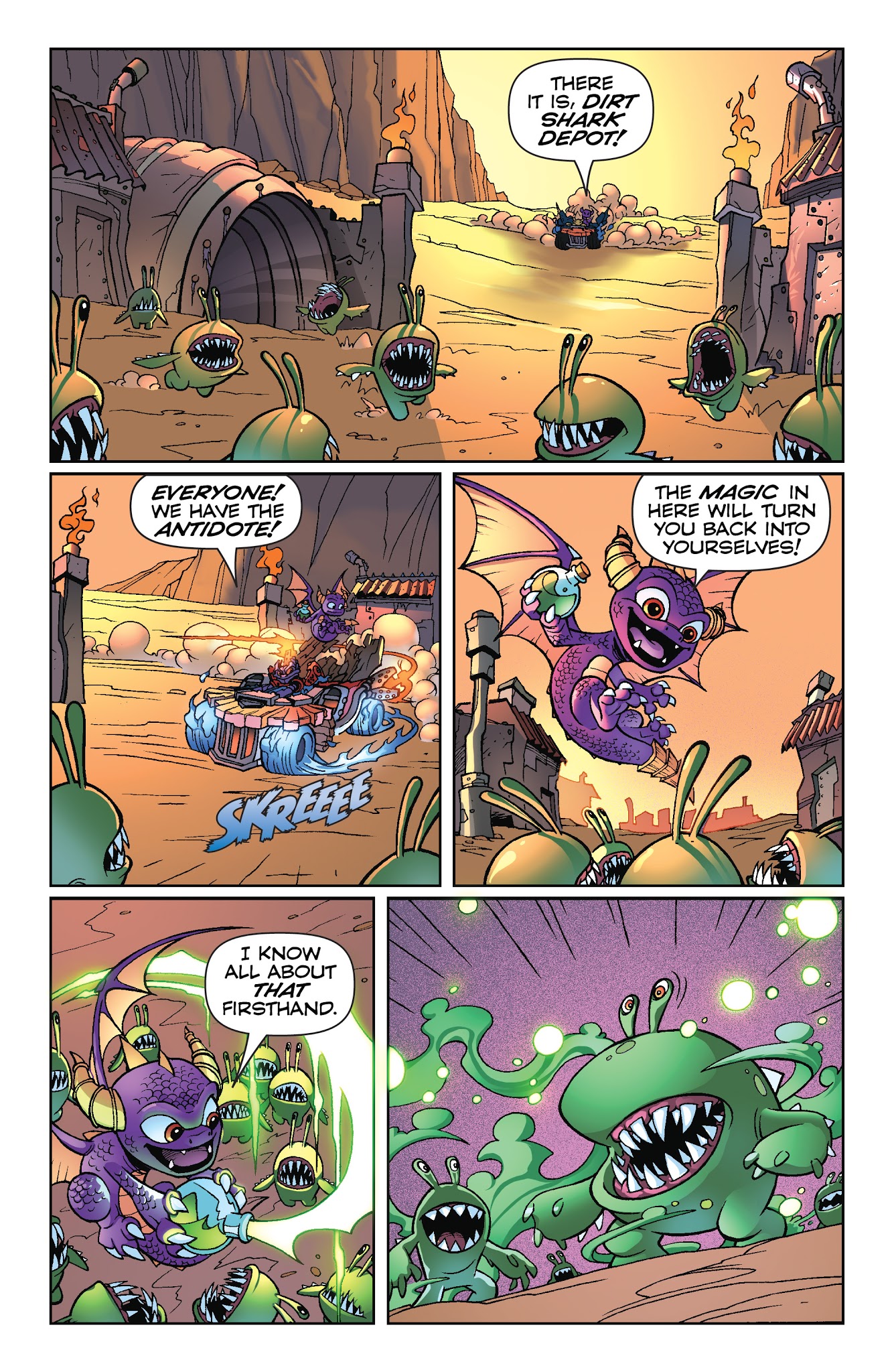 Read online Skylanders Quarterly-Spyro & Friends: Biting Back comic -  Issue # Full - 15