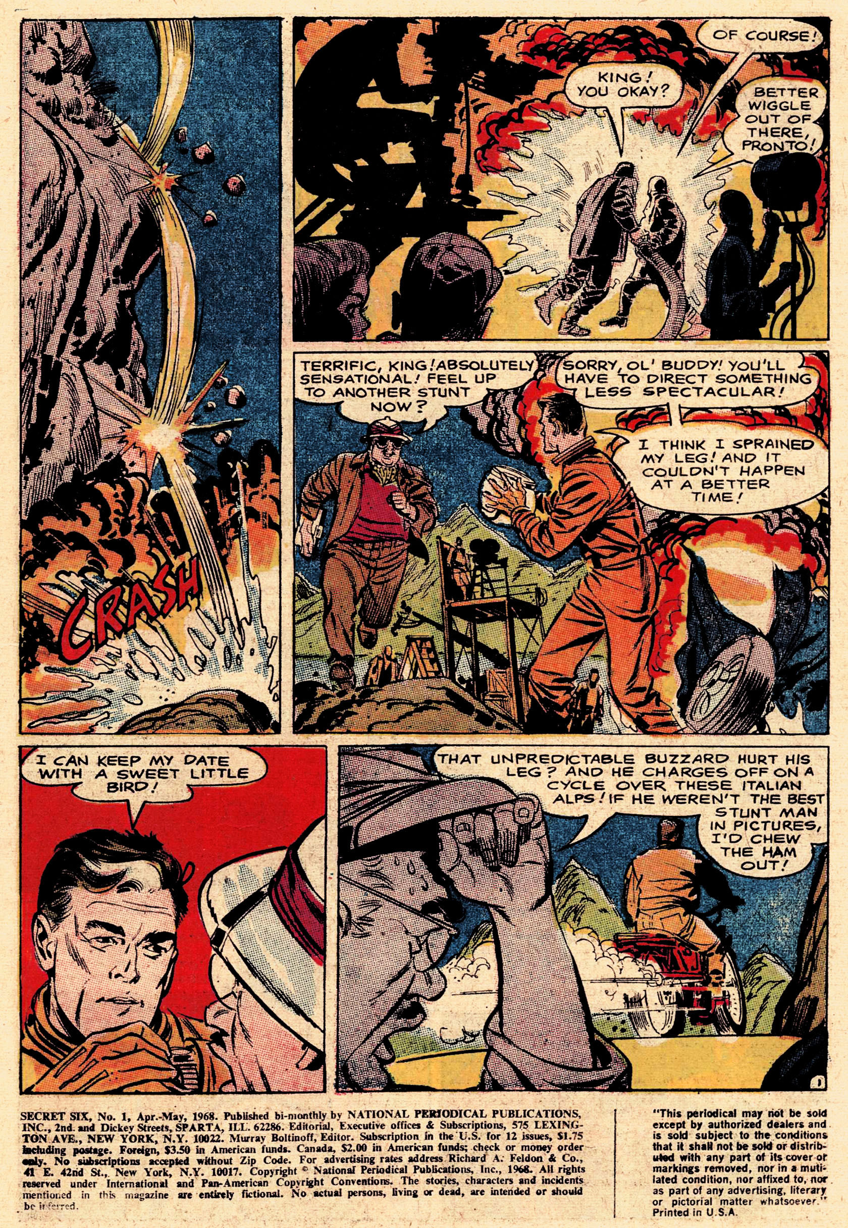 Read online Secret Six (1968) comic -  Issue #1 - 3