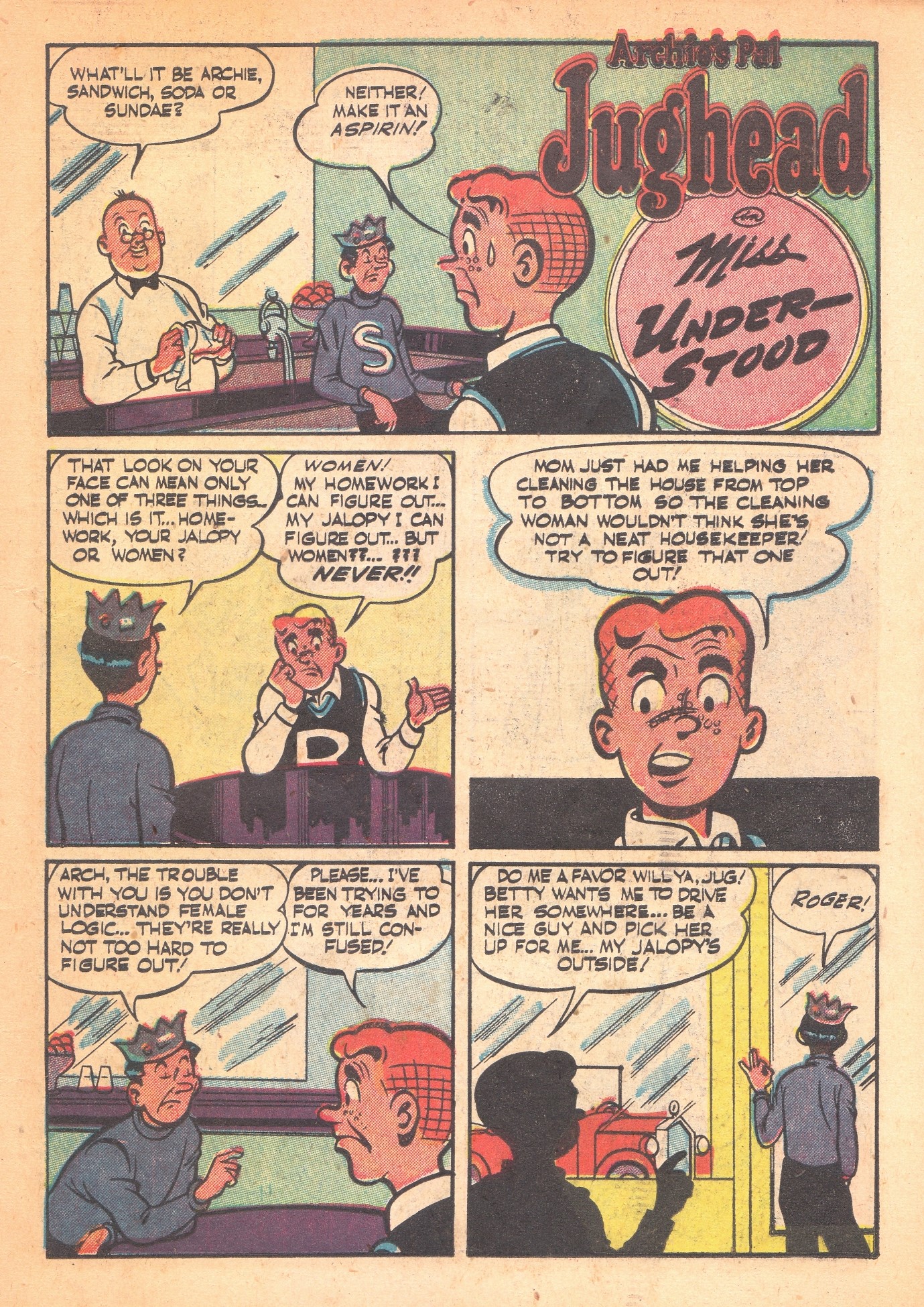 Read online Archie's Pal Jughead comic -  Issue #10 - 19
