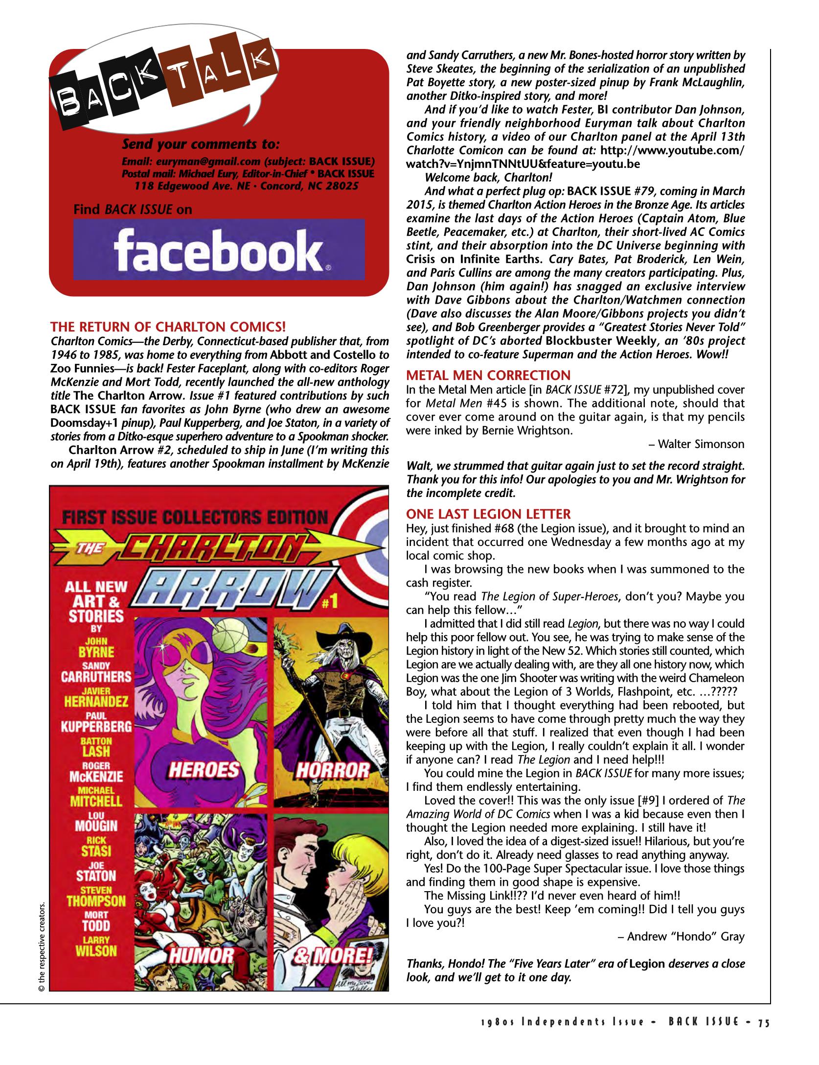 Read online Back Issue comic -  Issue #75 - 75