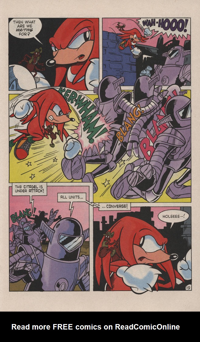 Read online Sonic's Friendly Nemesis, Knuckles comic -  Issue #2 - 27