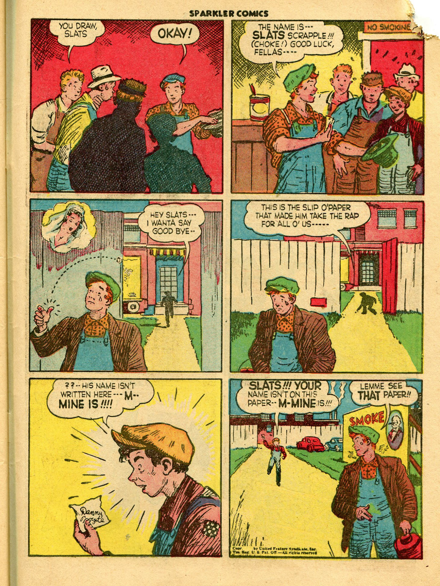 Read online Sparkler Comics comic -  Issue #6 - 64
