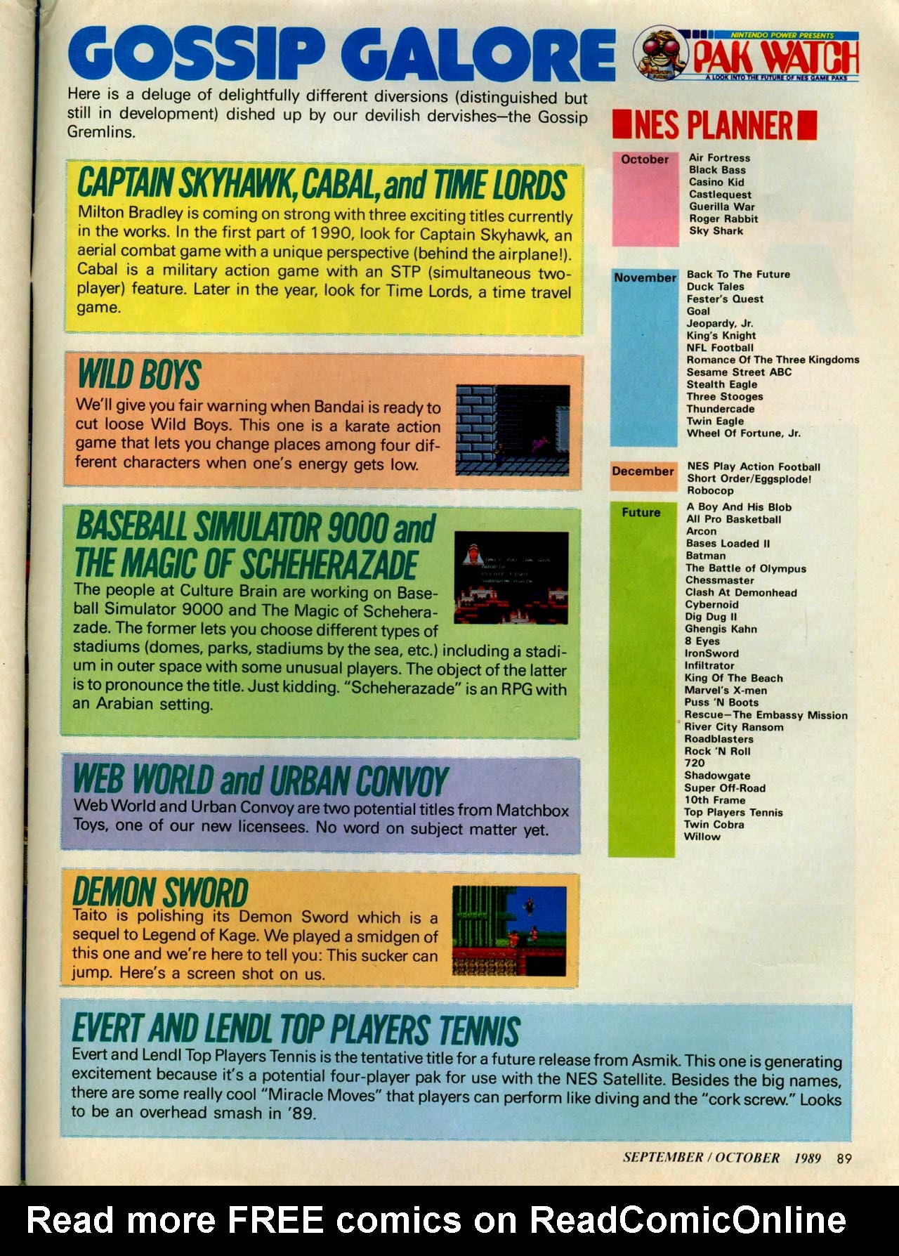 Read online Nintendo Power comic -  Issue #8 - 91