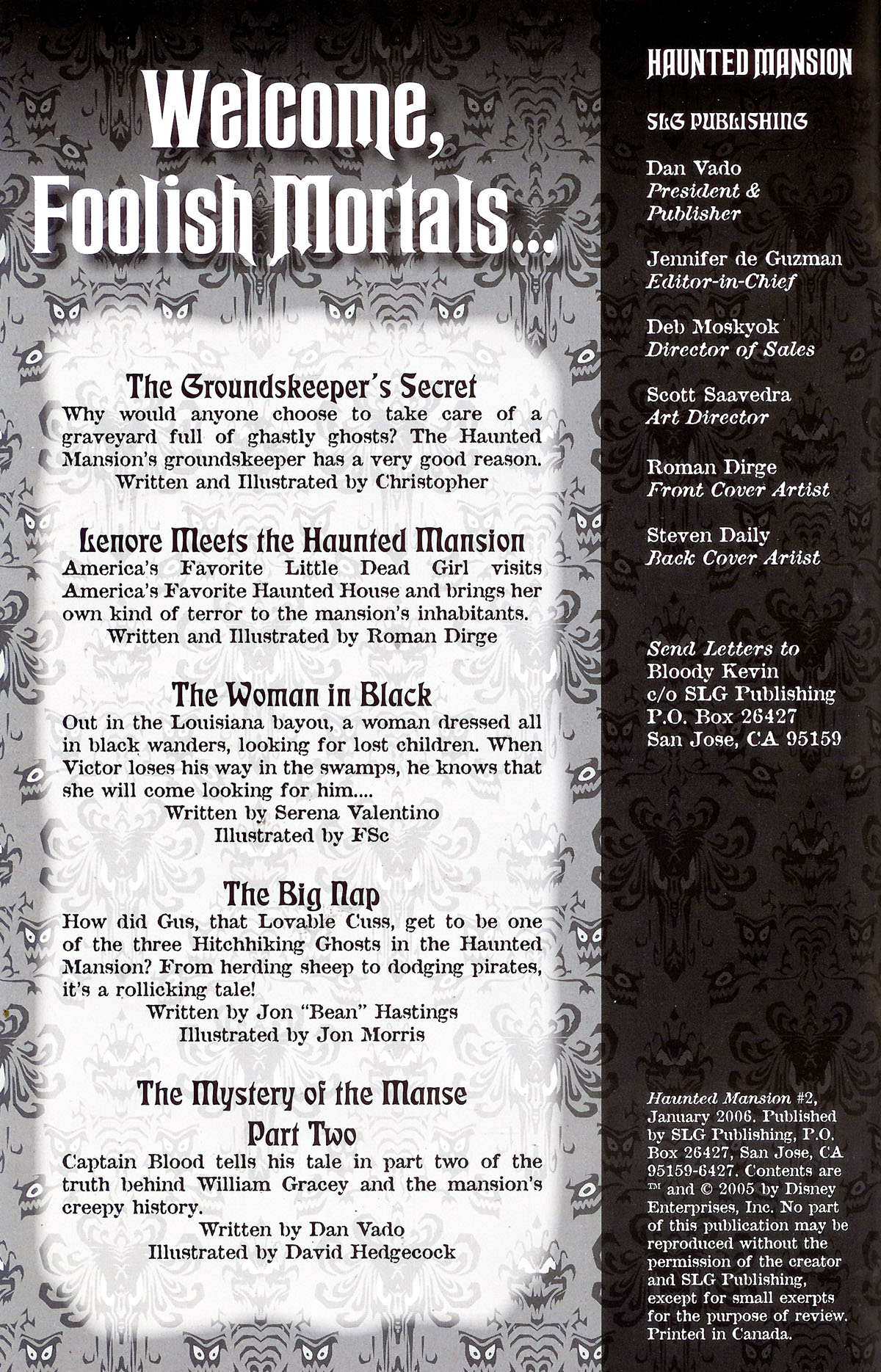 Read online Haunted Mansion comic -  Issue #2 - 2