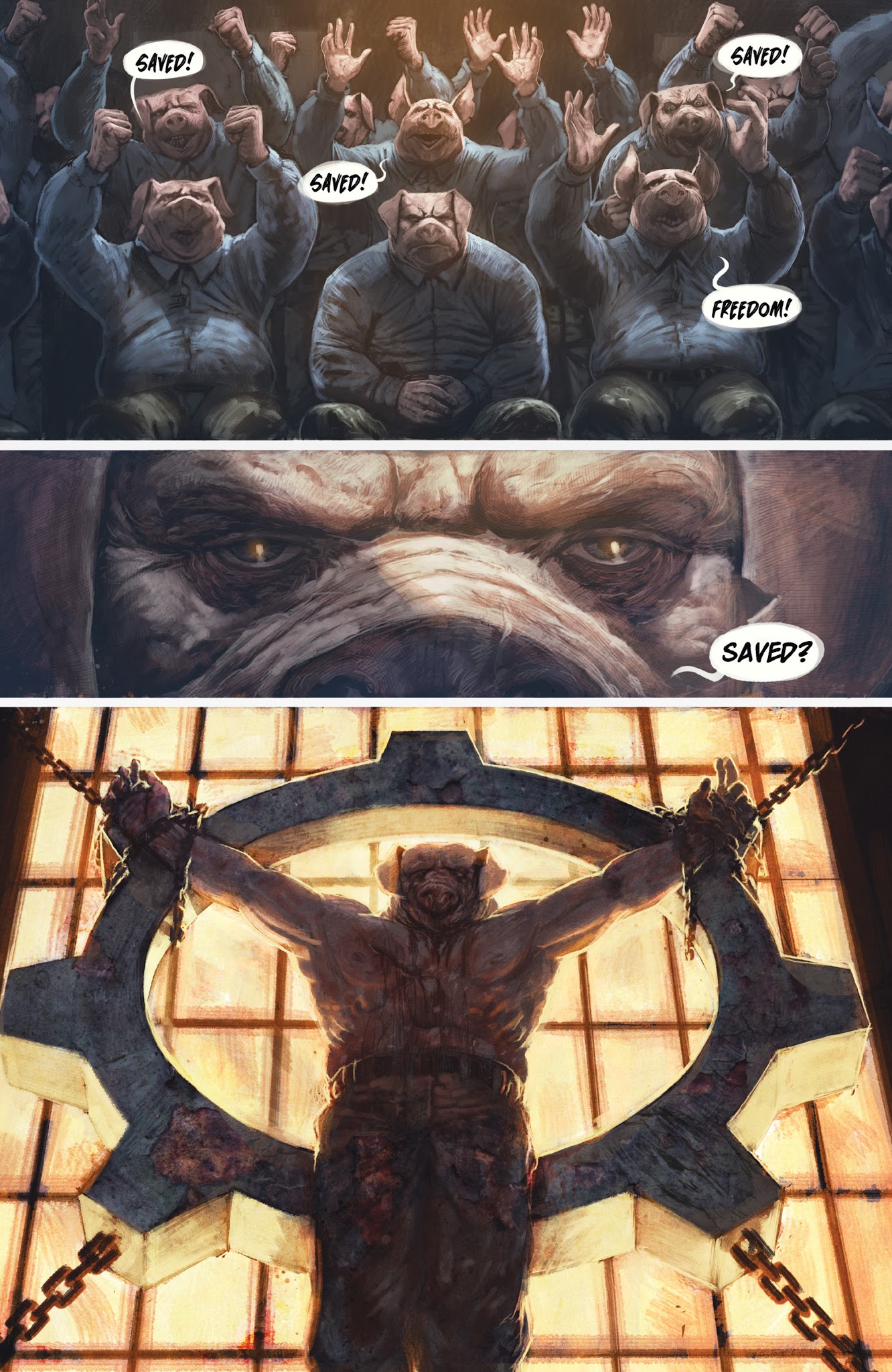 Read online Oink: Heaven's Butcher comic -  Issue # TPB - 29