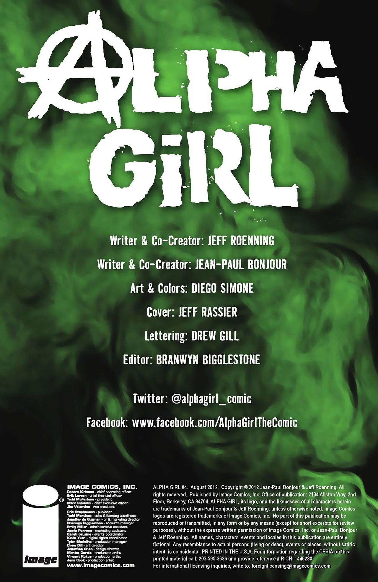 Read online Alpha Girl comic -  Issue #4 - 2