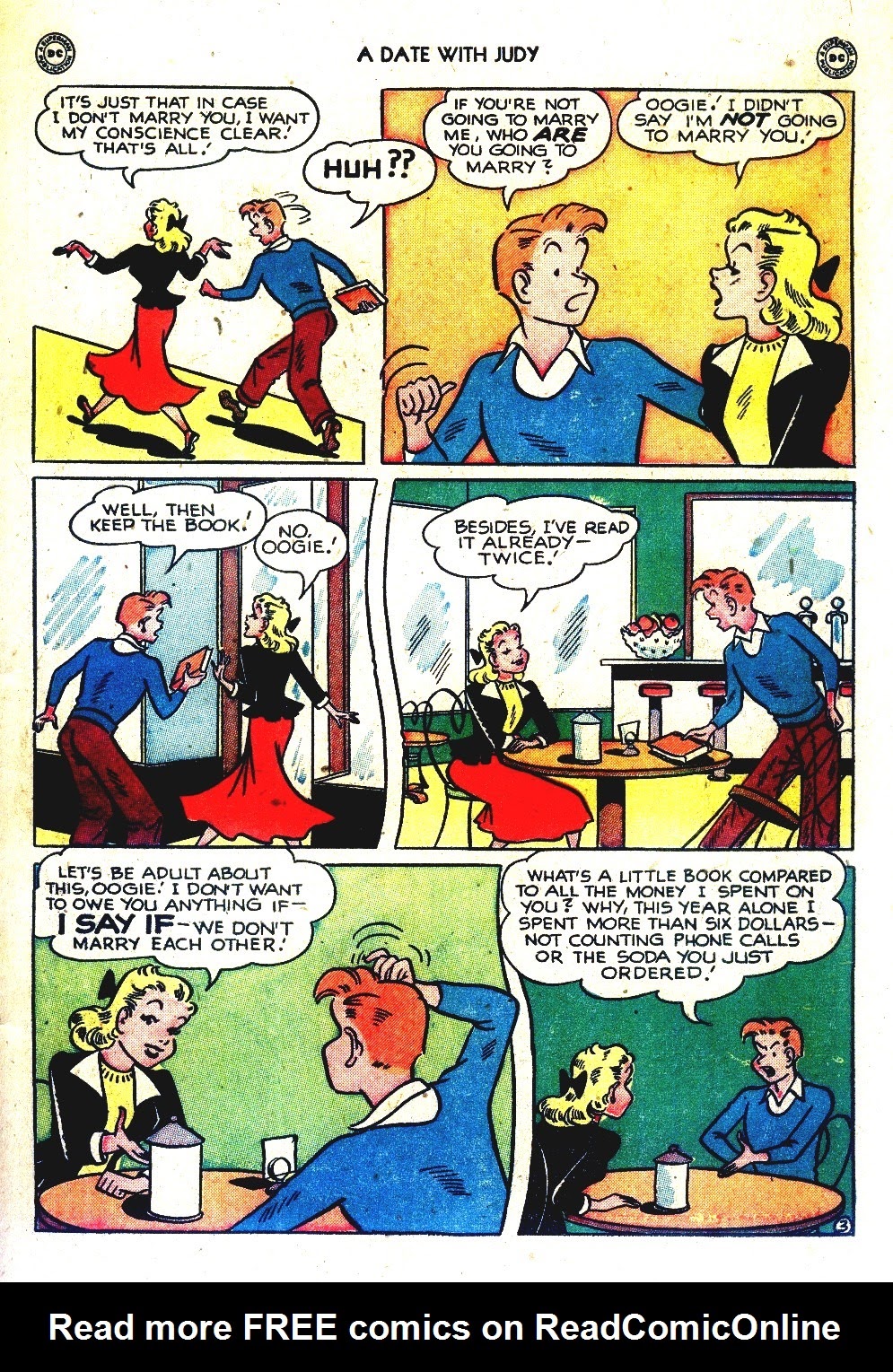 Read online A Date with Judy comic -  Issue #11 - 45