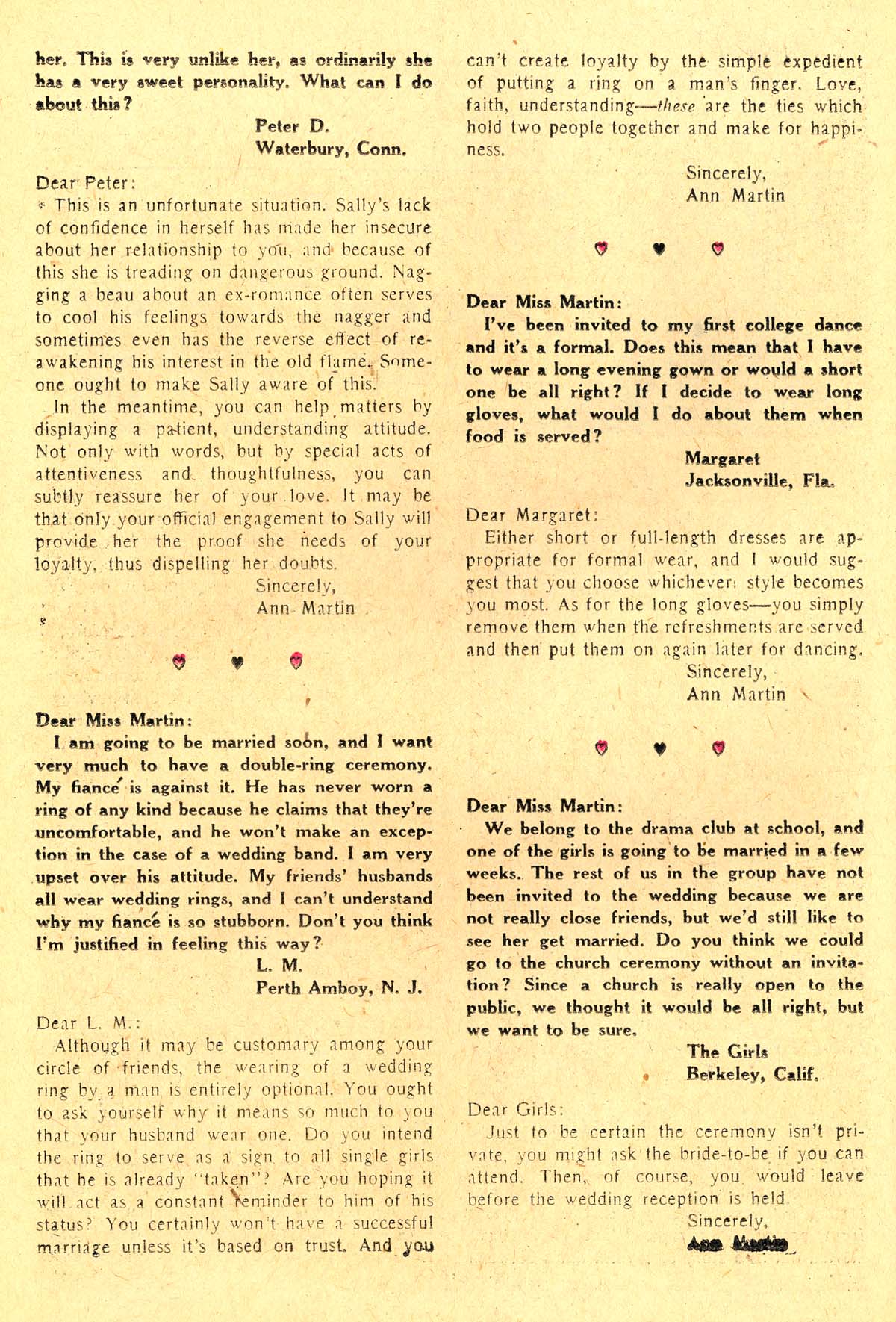 Read online Secret Hearts comic -  Issue #36 - 26