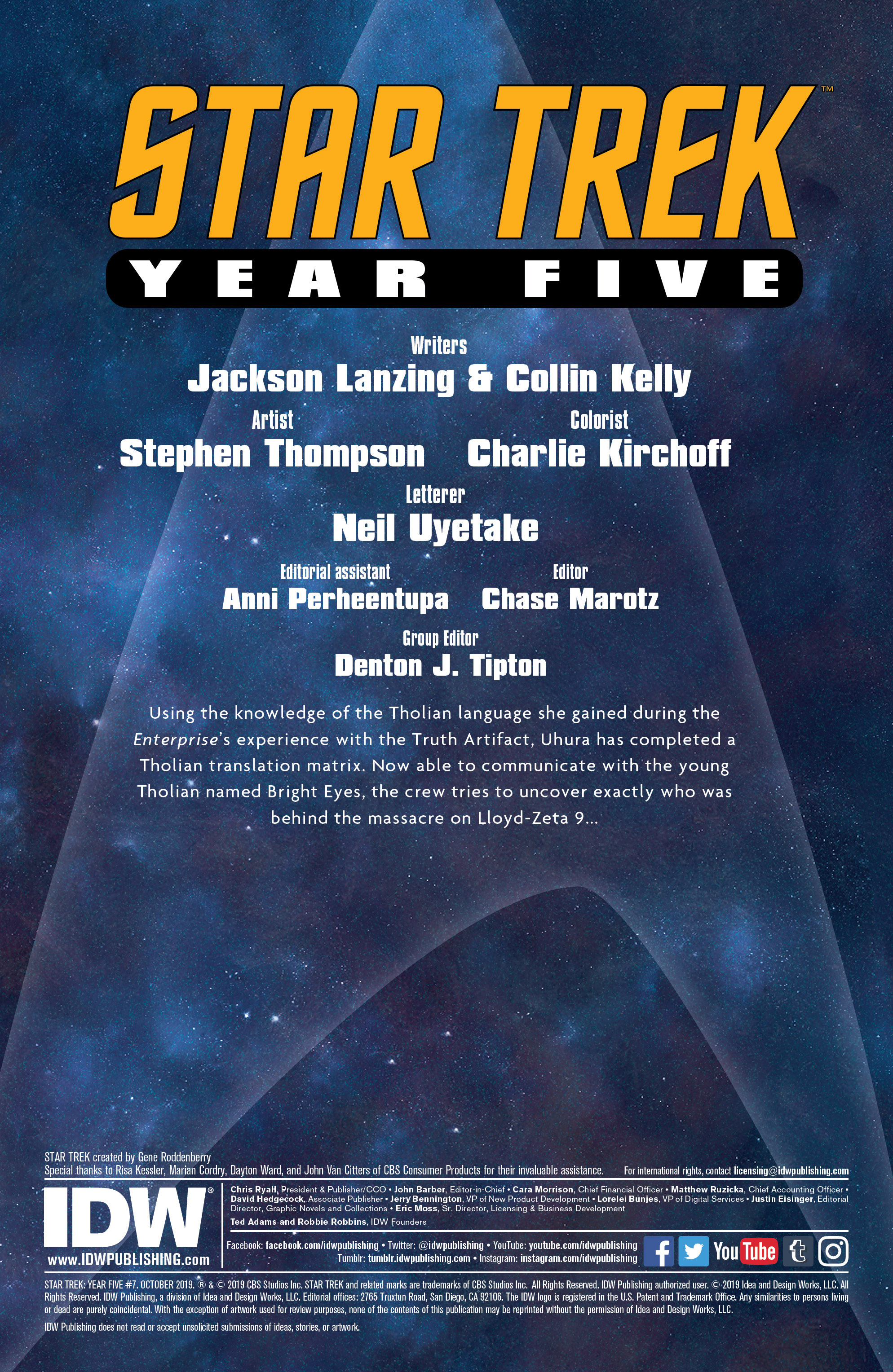 Read online Star Trek: Year Five comic -  Issue #7 - 2