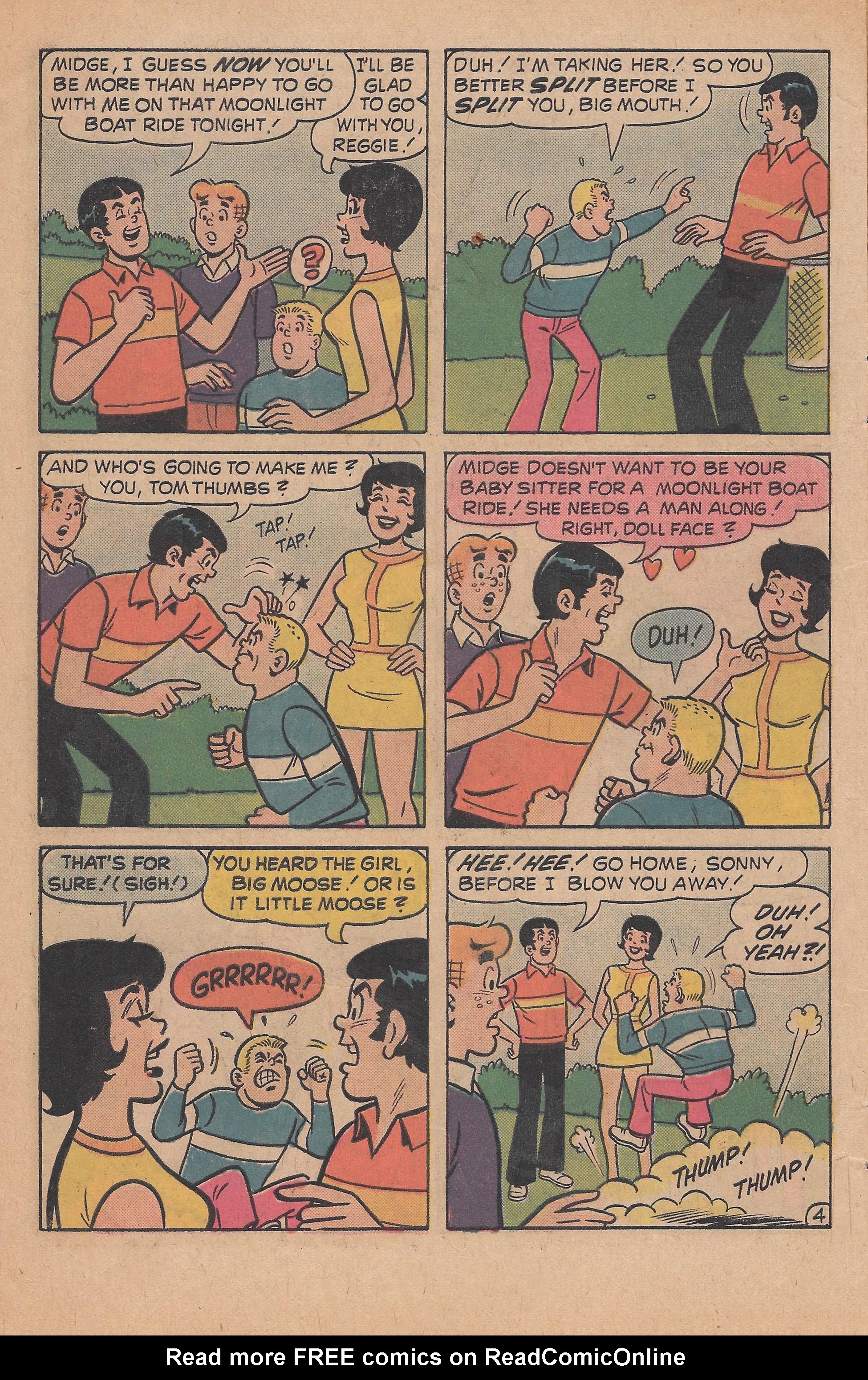 Read online Reggie and Me (1966) comic -  Issue #82 - 6