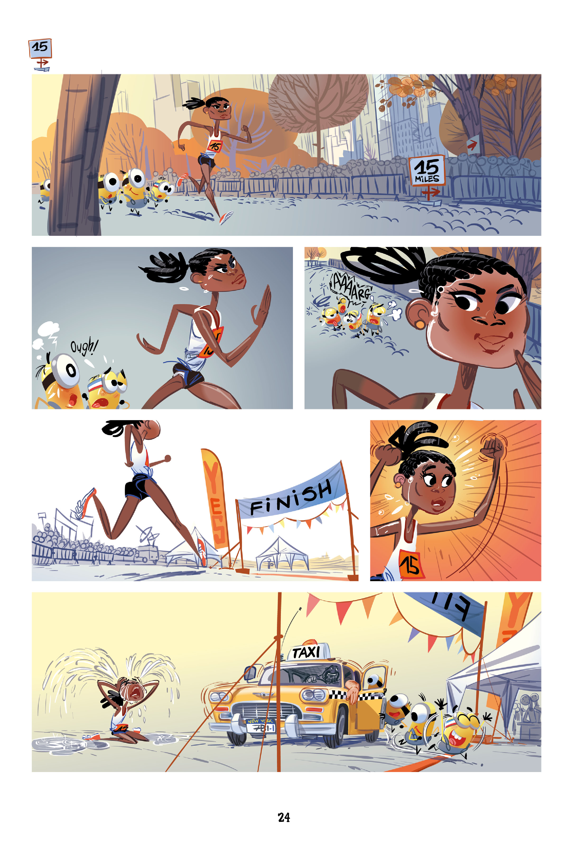 Read online Minions: Super Banana Games! comic -  Issue # Full - 24