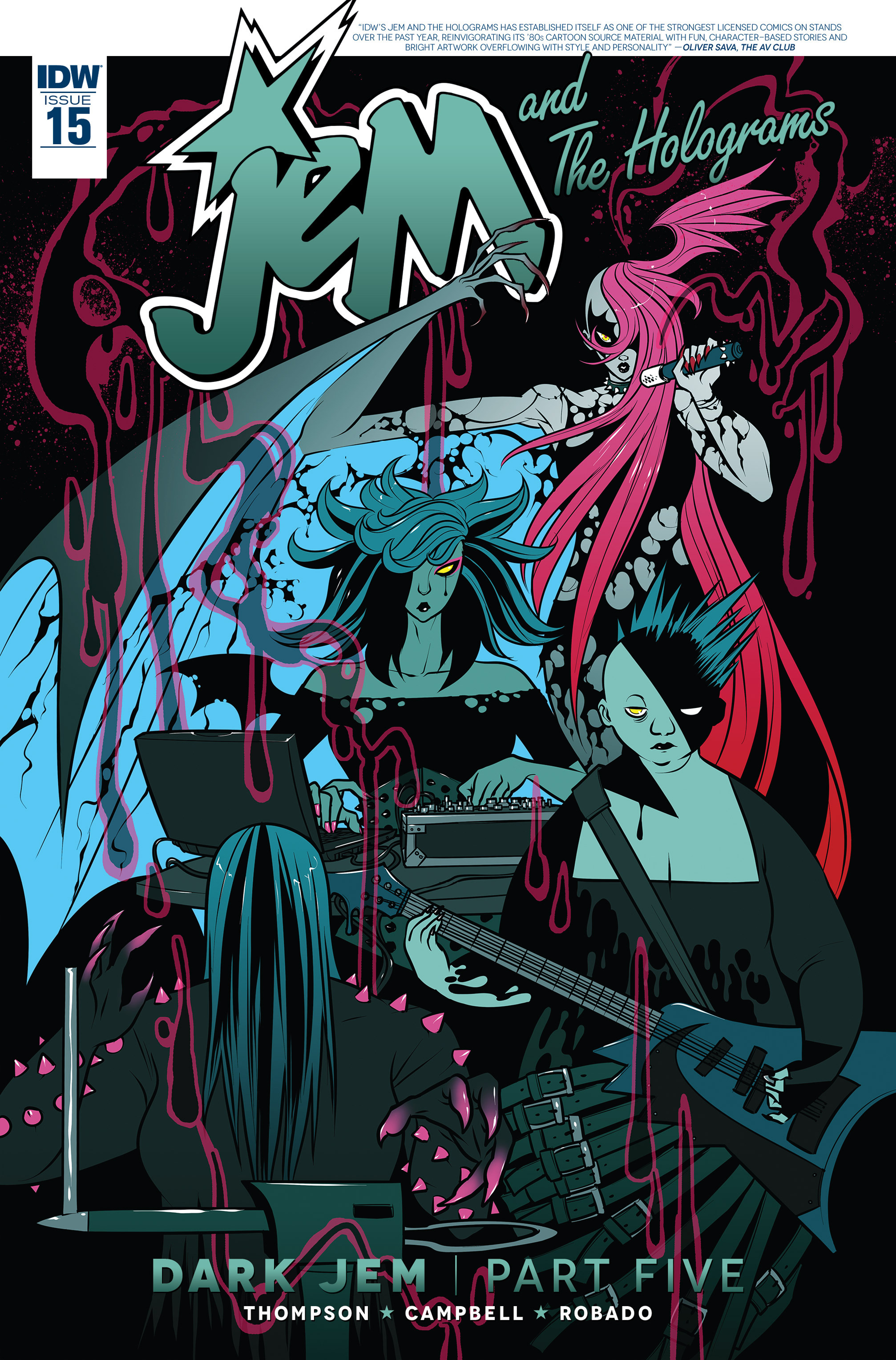 Read online Jem and The Holograms comic -  Issue #15 - 1