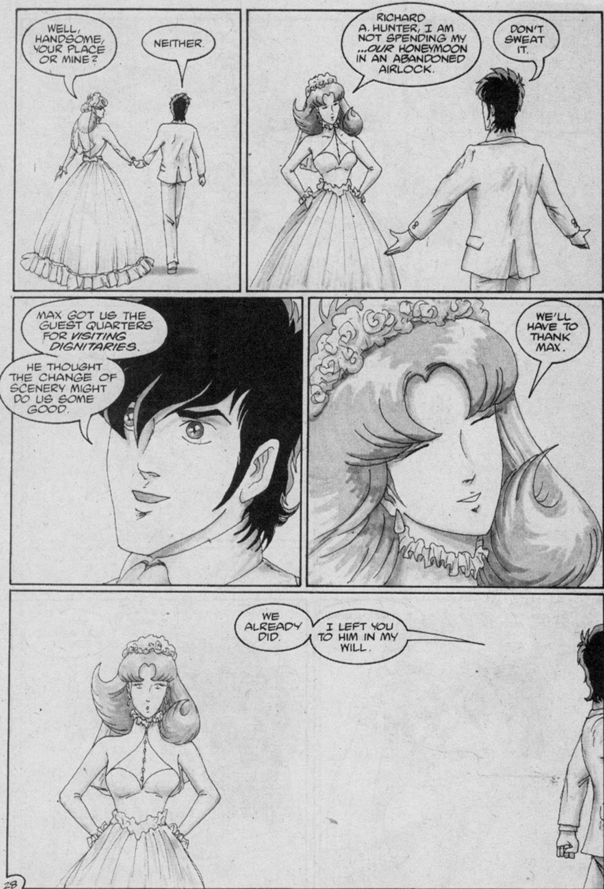Read online Robotech II: The Sentinels - The Marriage of Rick Hunter and Lisa Hayes comic -  Issue # TPB 2 - 110