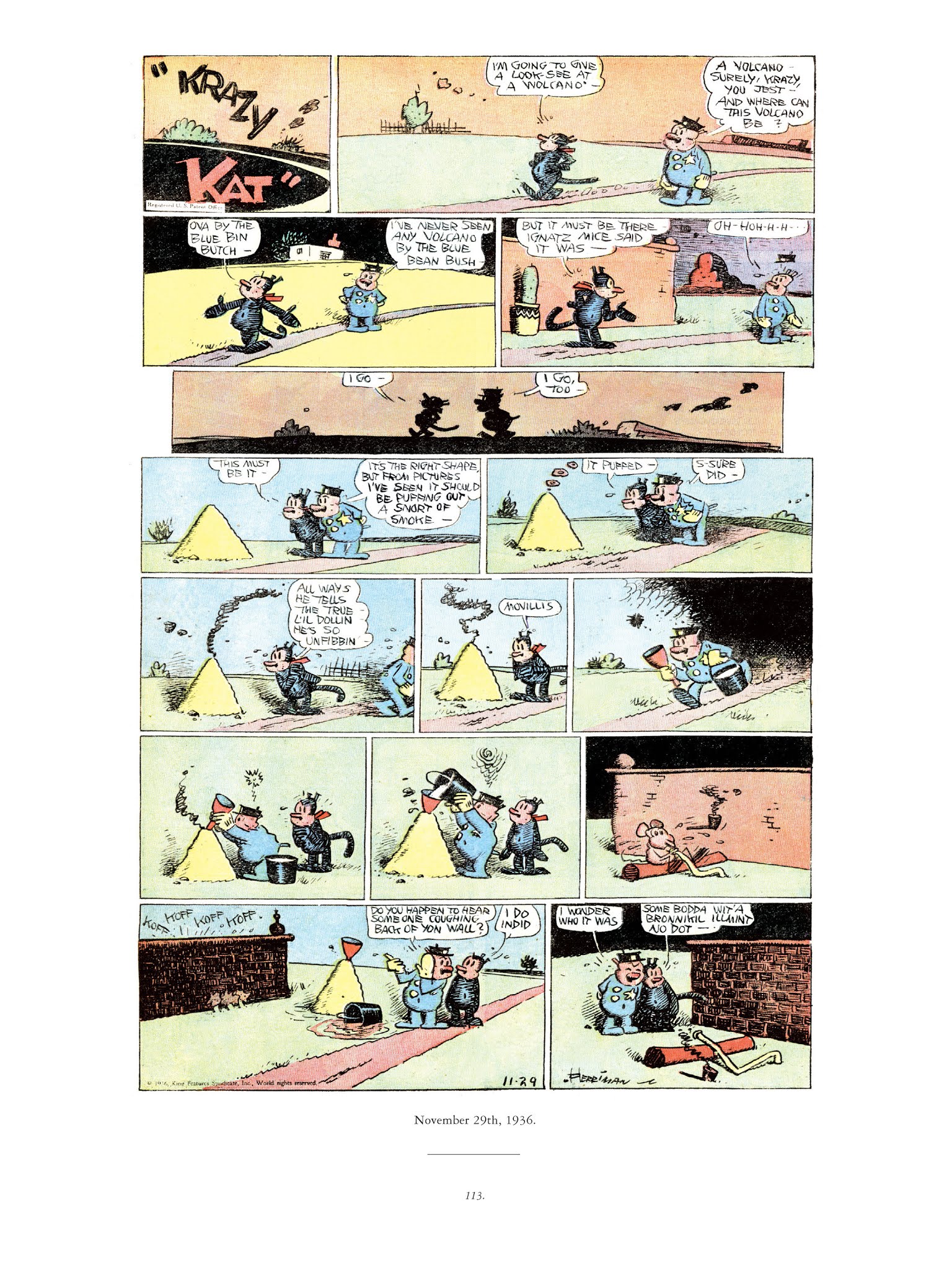 Read online Krazy & Ignatz comic -  Issue # TPB 9 - 111