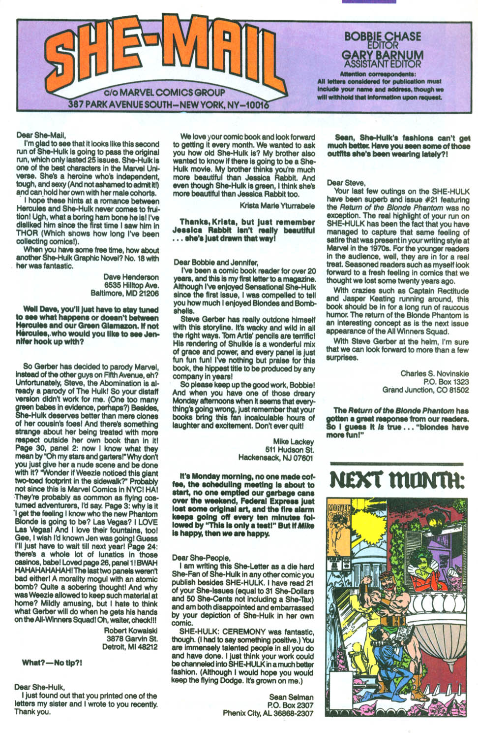 Read online The Sensational She-Hulk comic -  Issue #24 - 25
