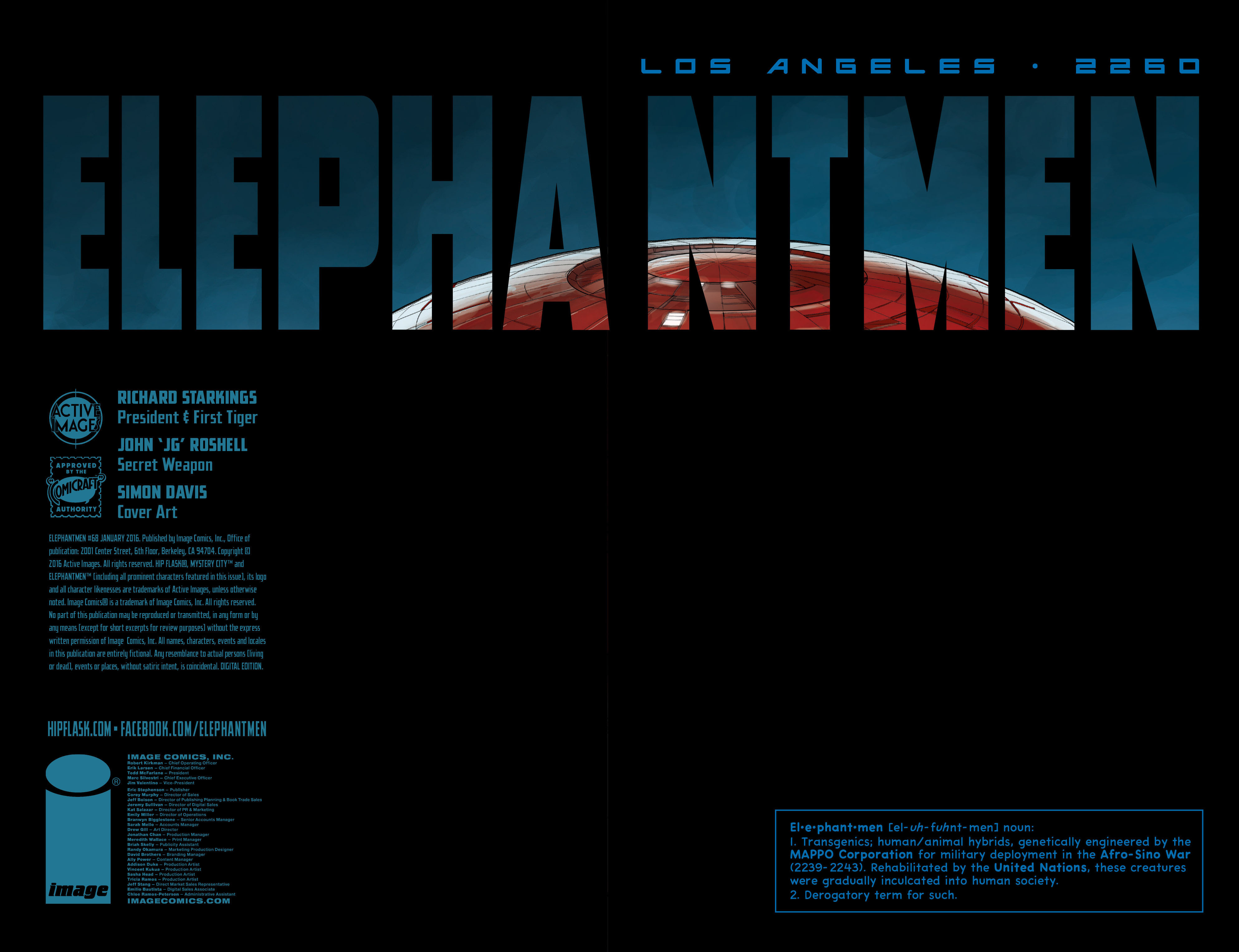 Read online Elephantmen comic -  Issue #68 - 2