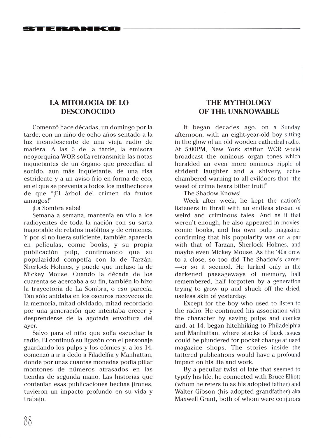 Read online Steranko: Arte Noir comic -  Issue # TPB (Part 1) - 88