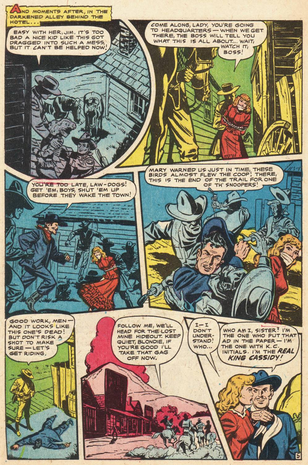 Read online Cowgirl Romances (1950) comic -  Issue #5 - 30