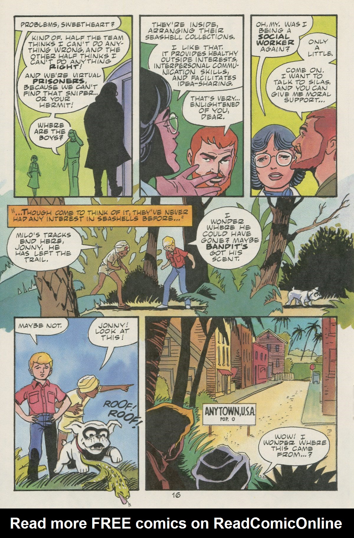 Read online Jonny Quest comic -  Issue #17 - 18