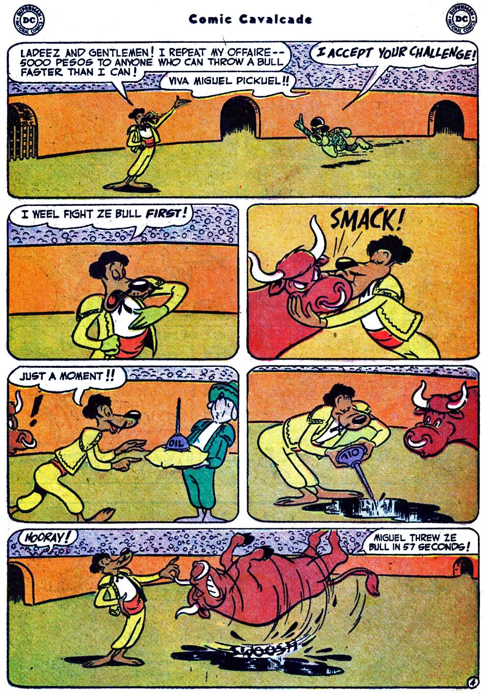 Read online Comic Cavalcade comic -  Issue #53 - 37