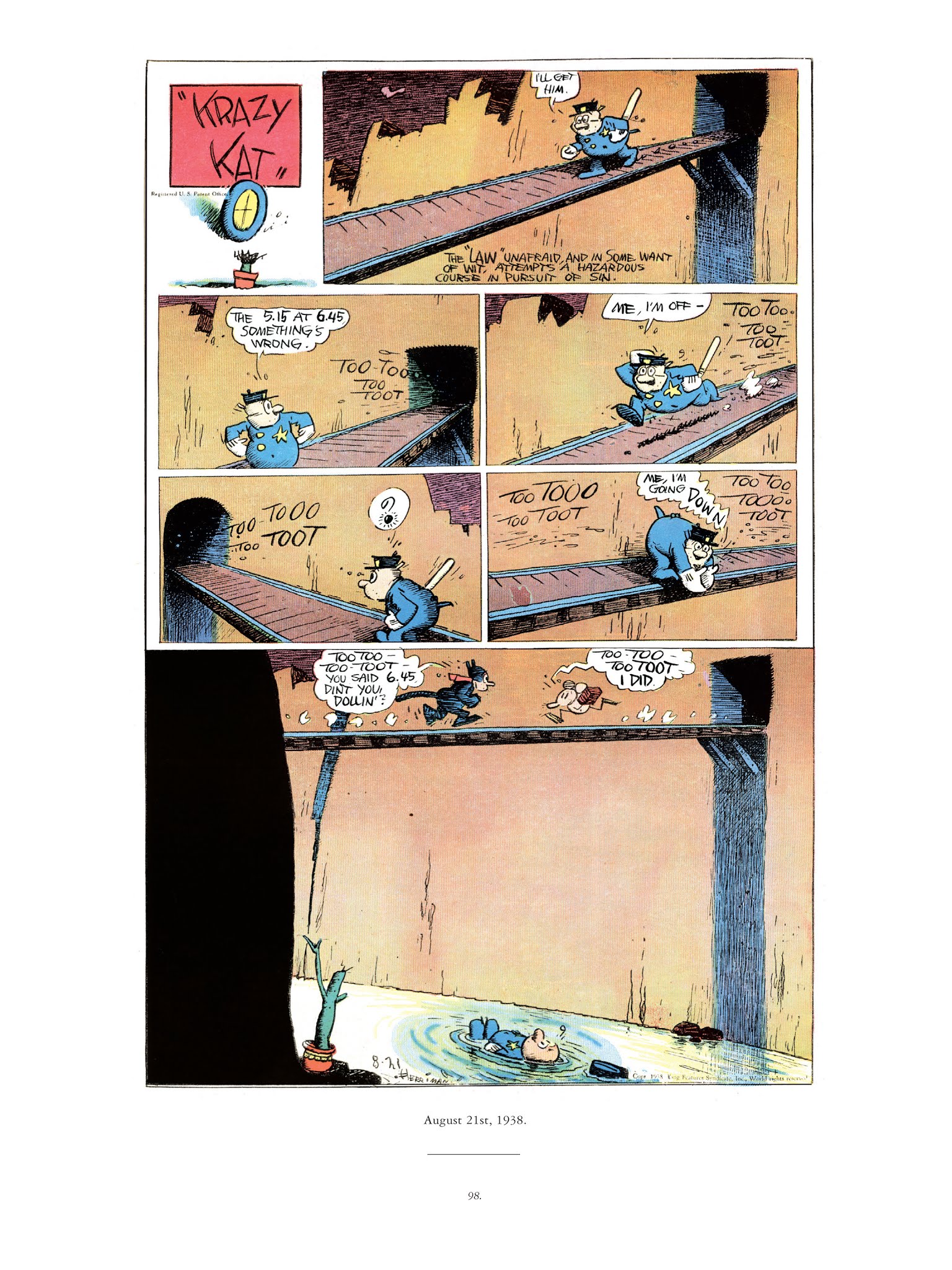 Read online Krazy & Ignatz comic -  Issue # TPB 10 - 96