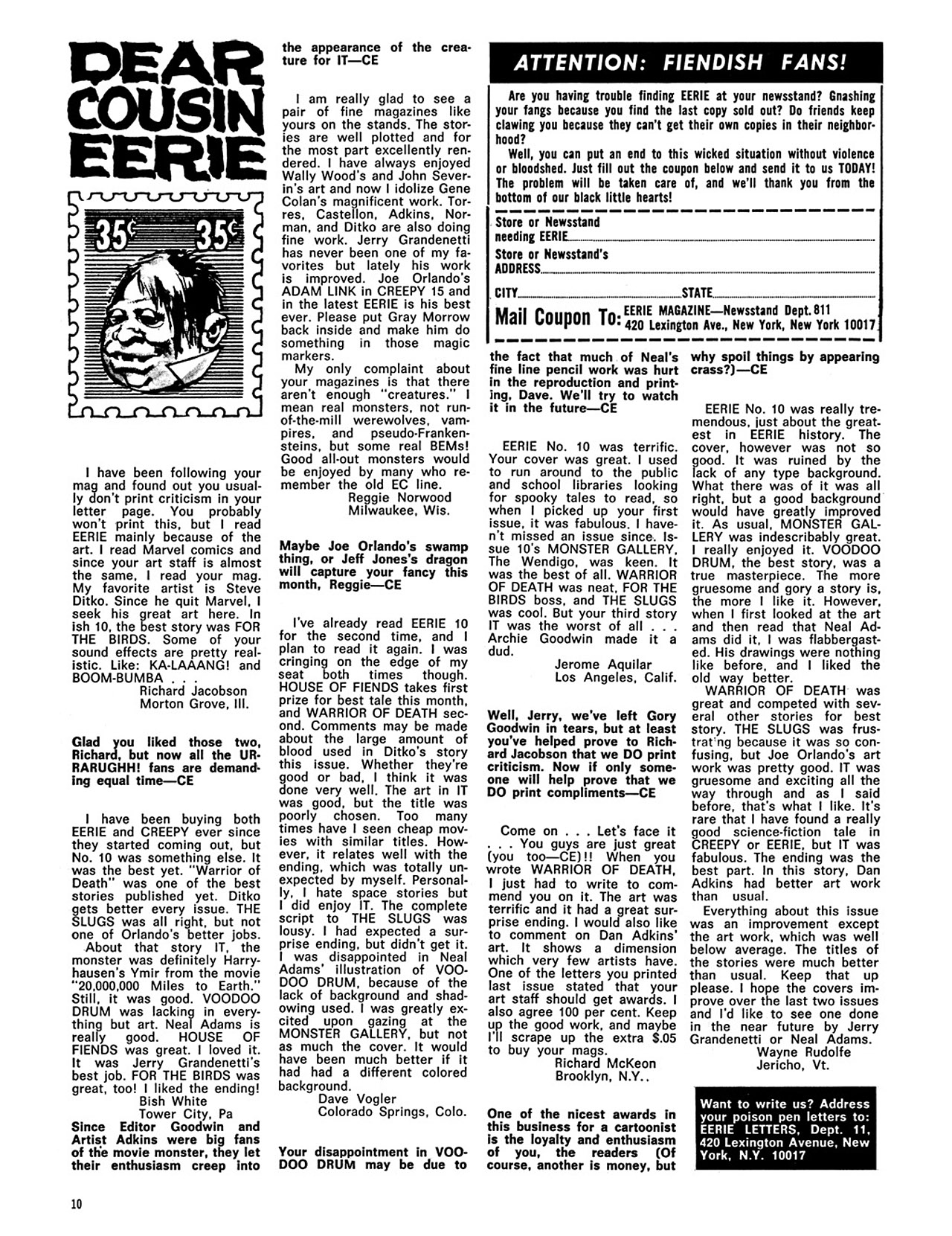 Read online Eerie Archives comic -  Issue # TPB 3 - 11