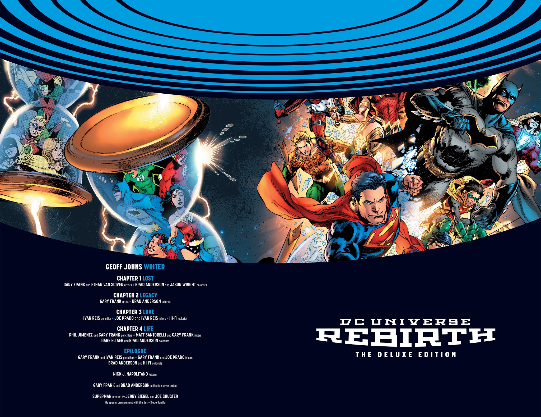 Read online DC Universe: Rebirth Deluxe Edition comic -  Issue # TPB - 3