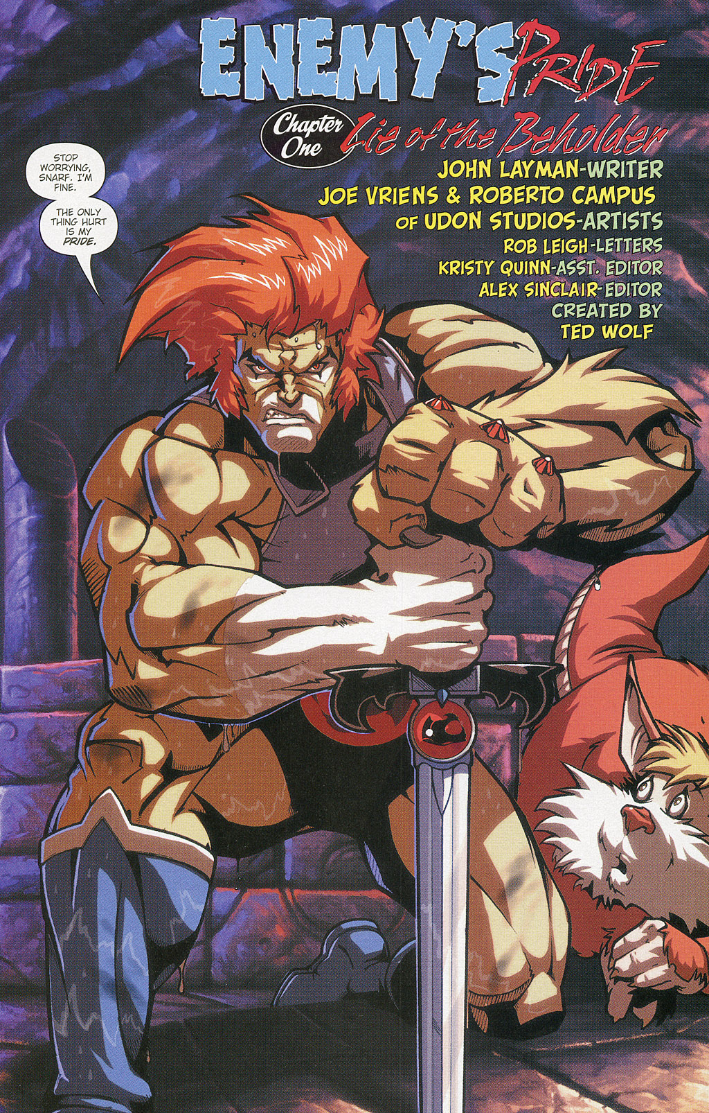 Read online ThunderCats: Enemy's Pride comic -  Issue #1 - 7