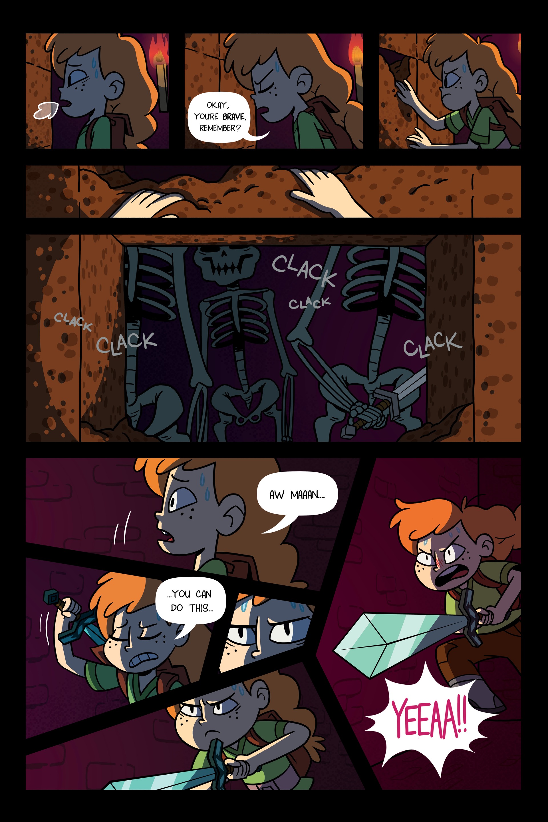 Read online Minecraft: Open World – Into the Nether comic -  Issue # TPB - 50