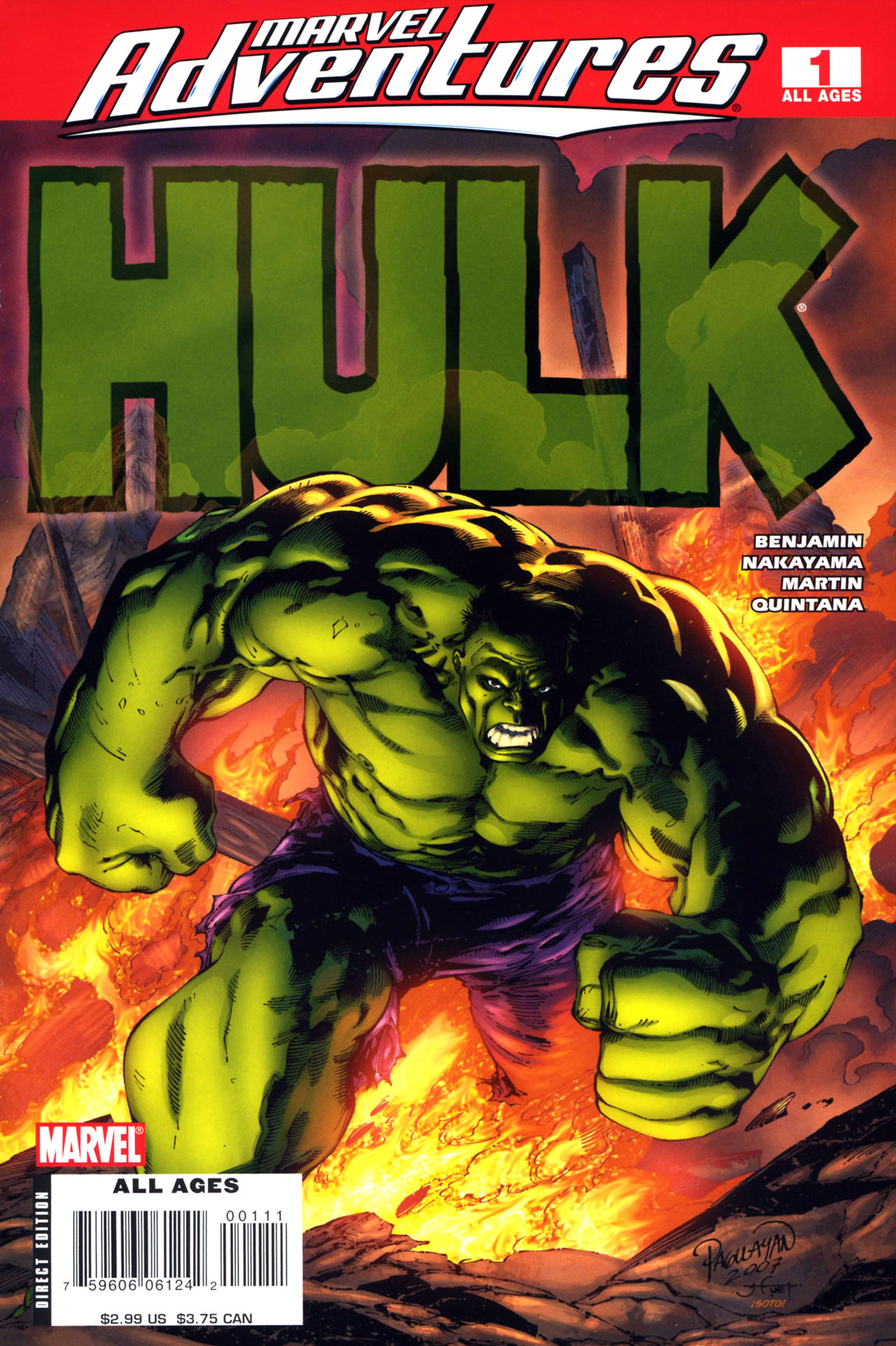 Read online Marvel Adventures Hulk comic -  Issue #1 - 1