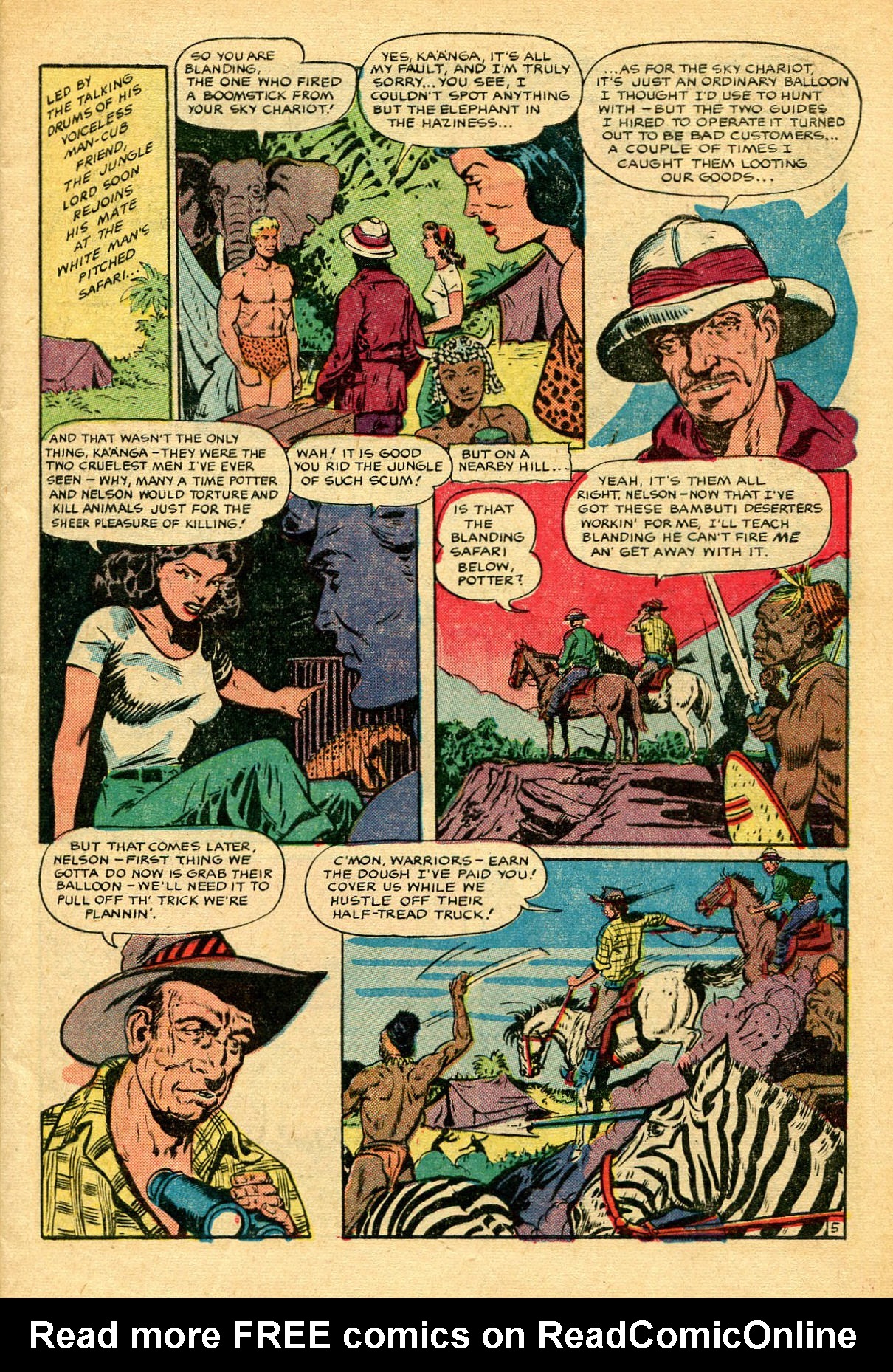 Read online Jungle Comics comic -  Issue #130 - 7