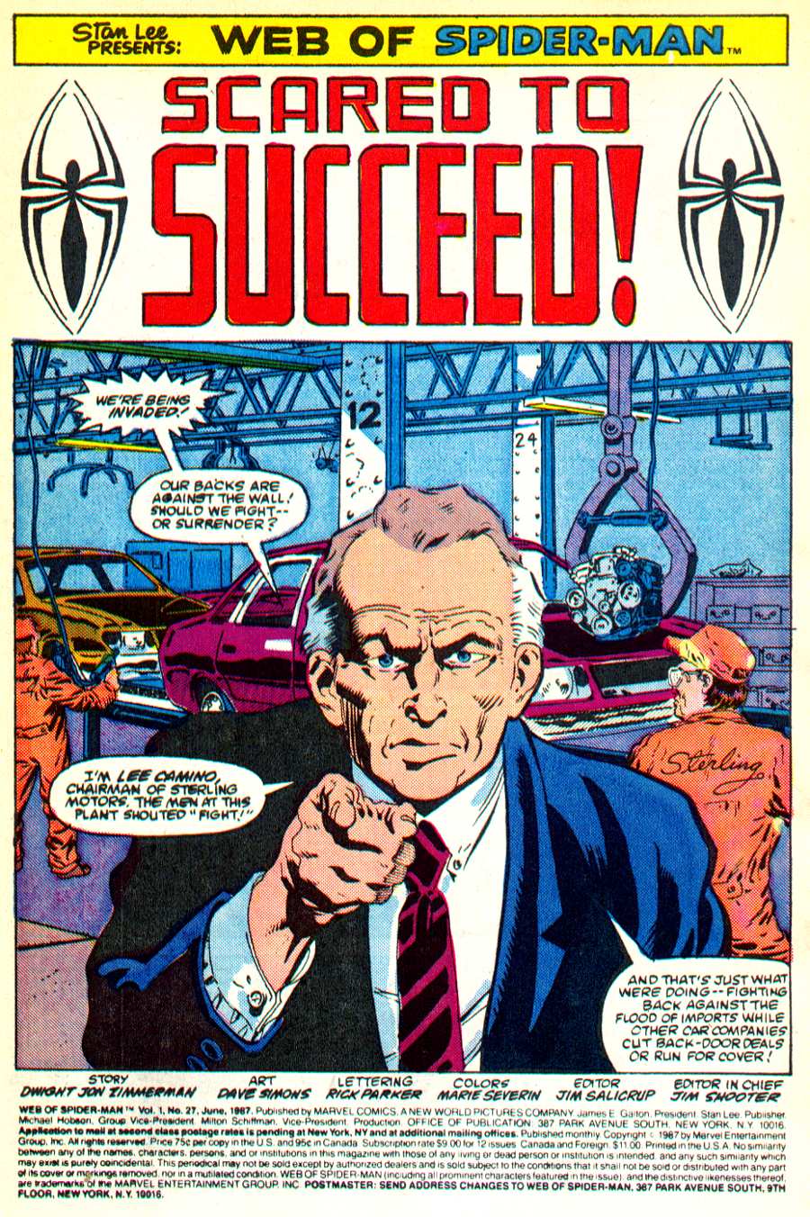 Read online Web of Spider-Man (1985) comic -  Issue #27 - 2