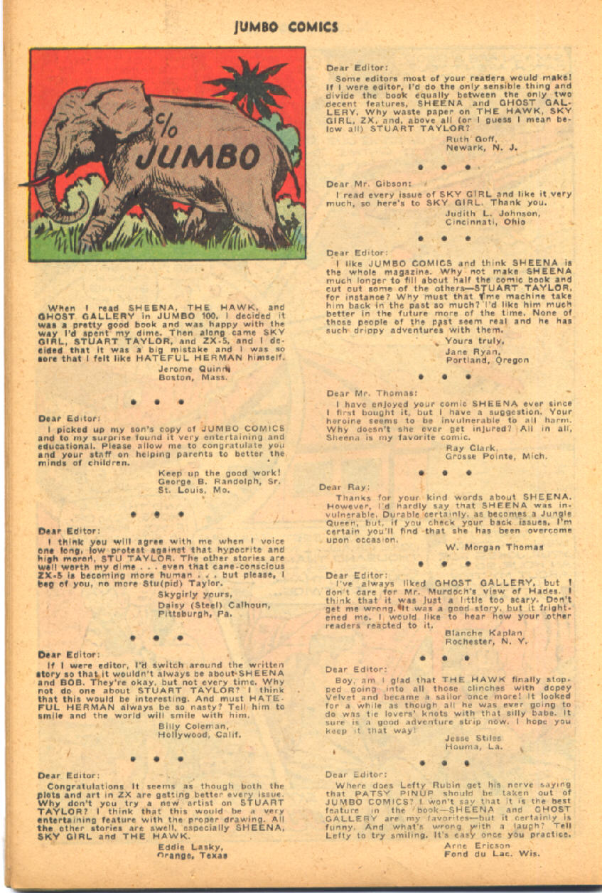 Read online Jumbo Comics comic -  Issue #101 - 37