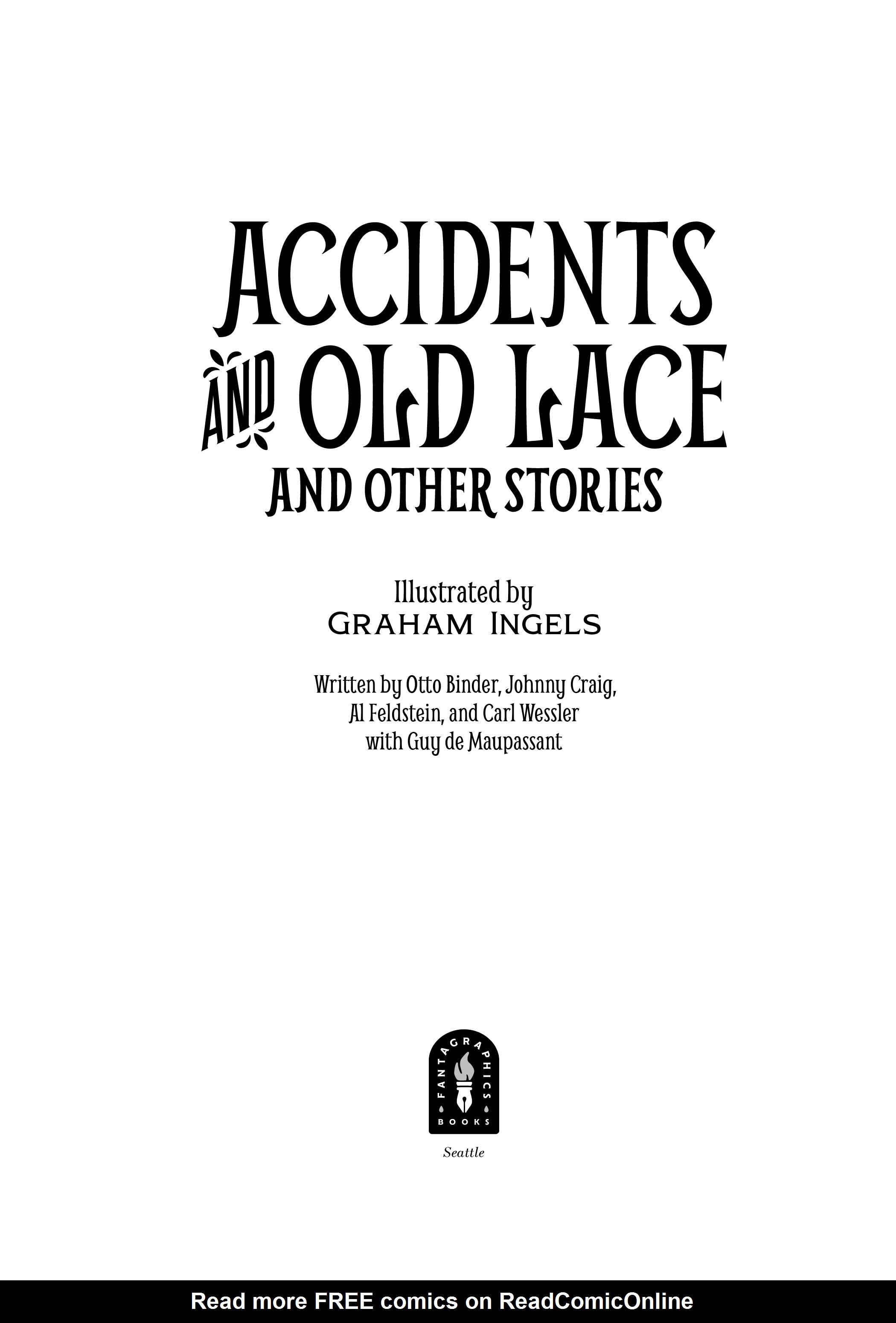 Read online Accidents and Old Lace and Other Stories comic -  Issue # TPB (Part 1) - 4